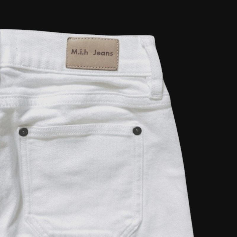 NBDN Nobrandedon M.i.h Jeans White Jeans | Size 26 Size 26" / US 2 / IT 38 - 4 Thumbnail