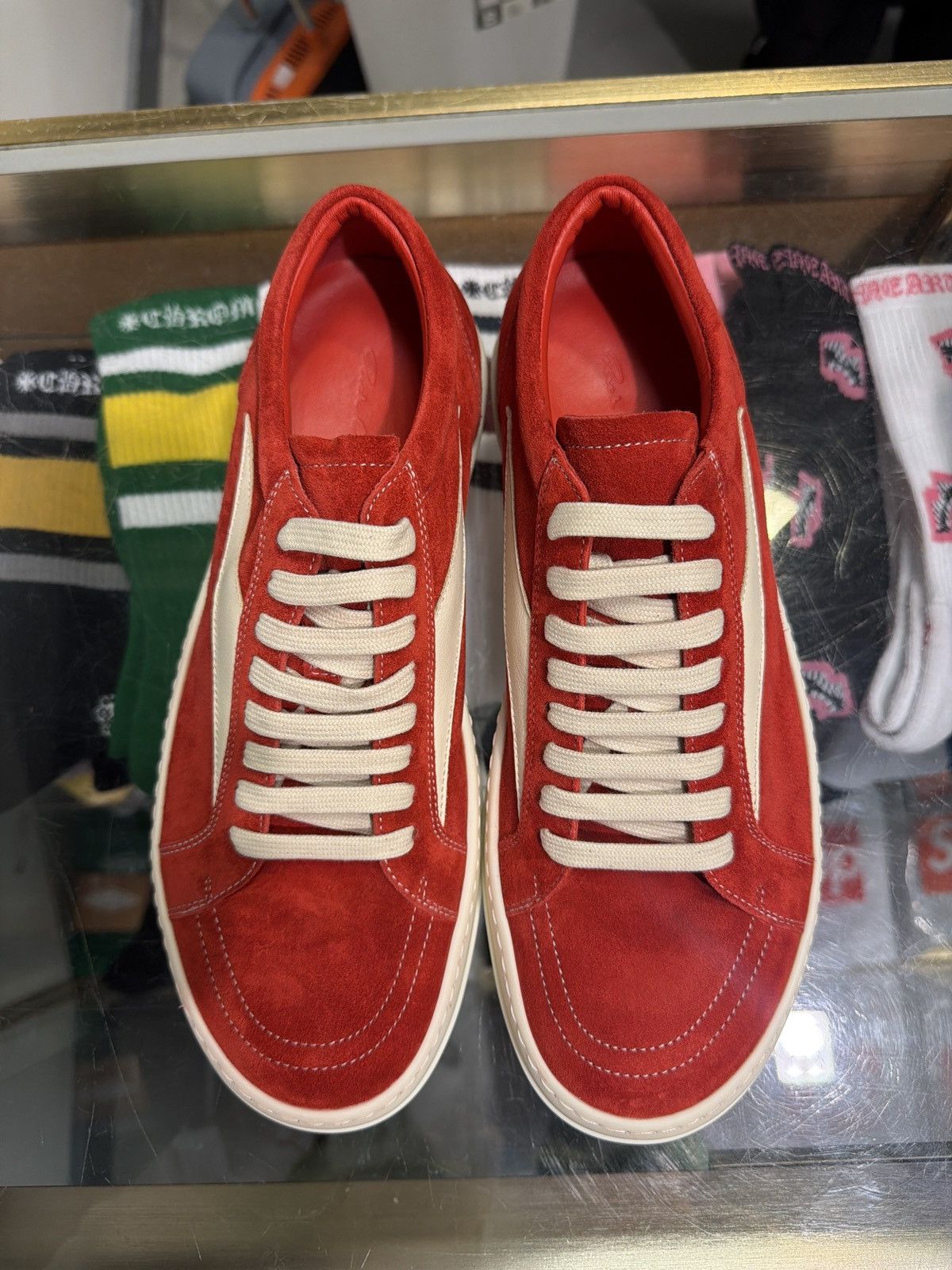 Rick Owens Rick Owens vintage low carnelian milk red size 42 Size US 9 / EU 42 - 8 Thumbnail