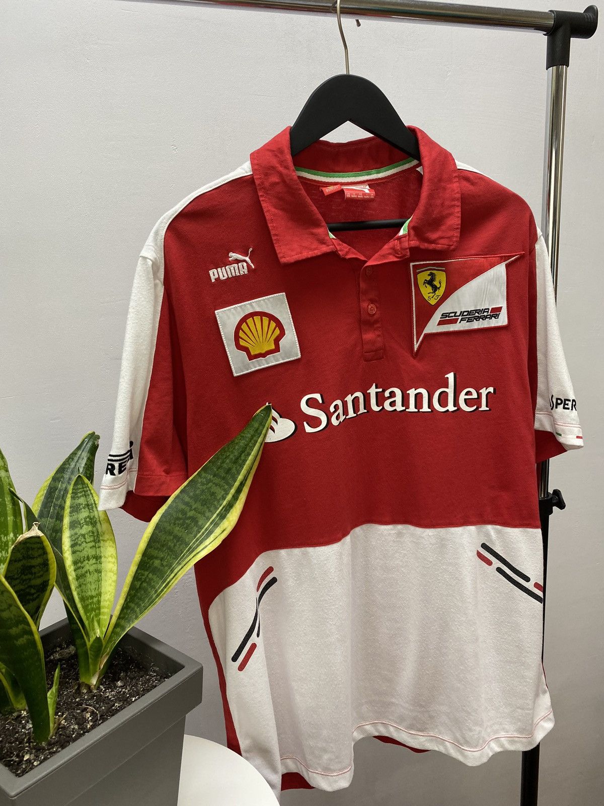 Puma Puma Ferrari Racing Polo Shirt UPS Santander F1 BMW Audi Size US XXL / EU 58 / 5 - 3 Thumbnail