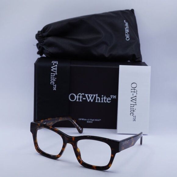 Off-White 🕶️ New Off-White OERJ078 STYLE 78 6000 Eyeglasses - Havana Size ONE SIZE - 10 Thumbnail