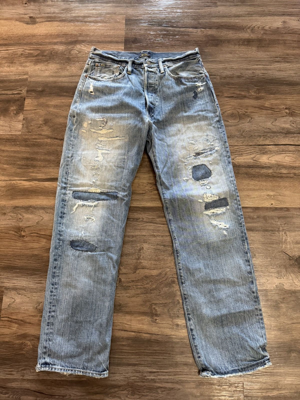 Polo Ralph Lauren Polo Ralph Lauren Distressed Denim Size US 30 / EU 46 - 1 Thumbnail