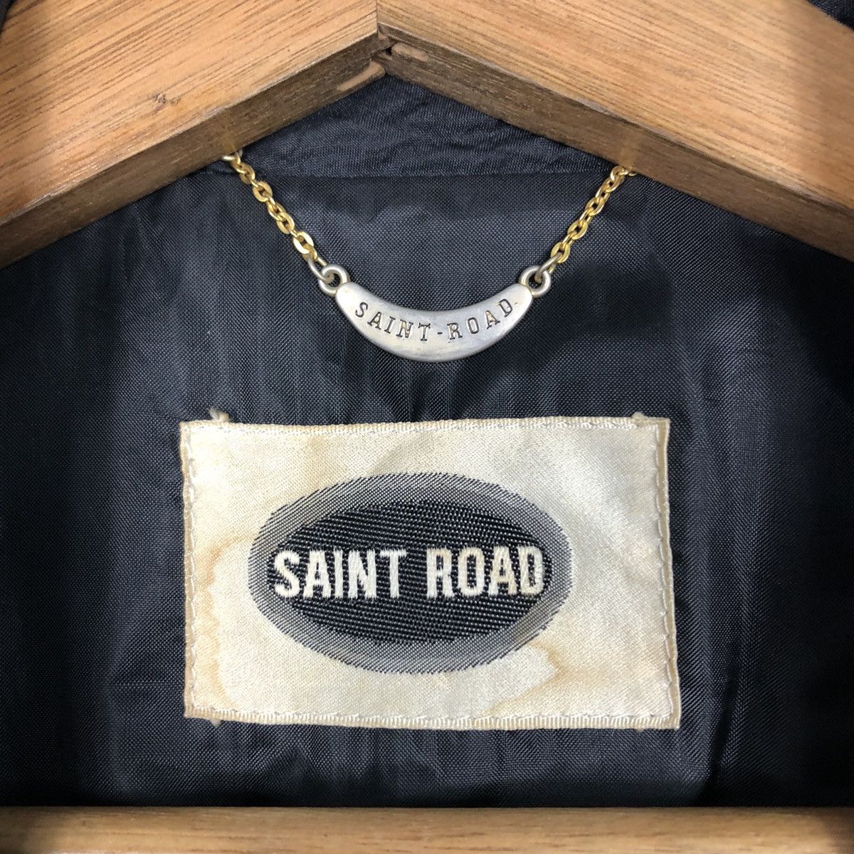 Designer 📌Rich Black - Vintage Fly Jacket Oversized Saint Road Japan Size US M / EU 48-50 / 2 - 18 Thumbnail