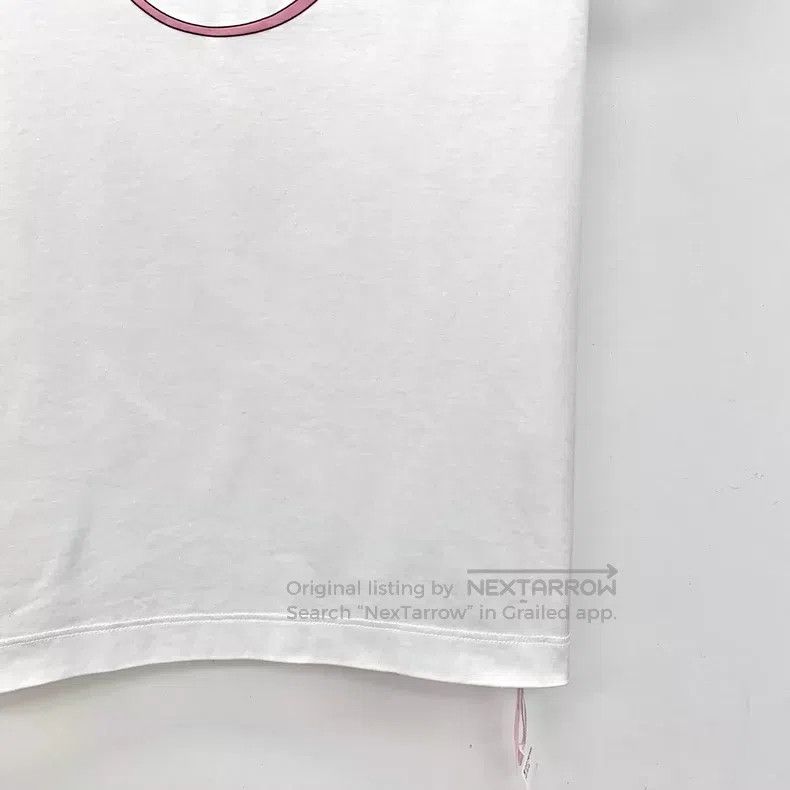 Hermes Hermes White letter printed cotton short-sleeved T-shirt Size S / US 4 / IT 40 - 4 Thumbnail