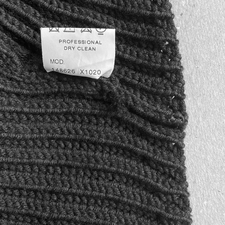 Gucci Iconic Tom Ford for Gucci era asymmetric knit black sweater Size S / US 4 / IT 40 - 6 Thumbnail