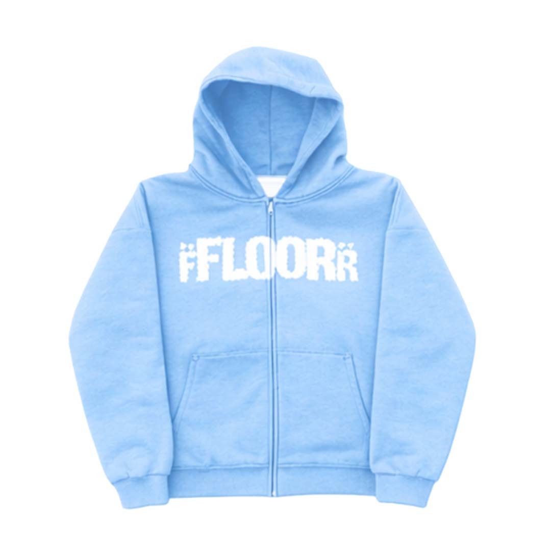 Other Floor 914 Studded Light Blue Hoodie Size US XXL / EU 58 / 5 - 1 Thumbnail