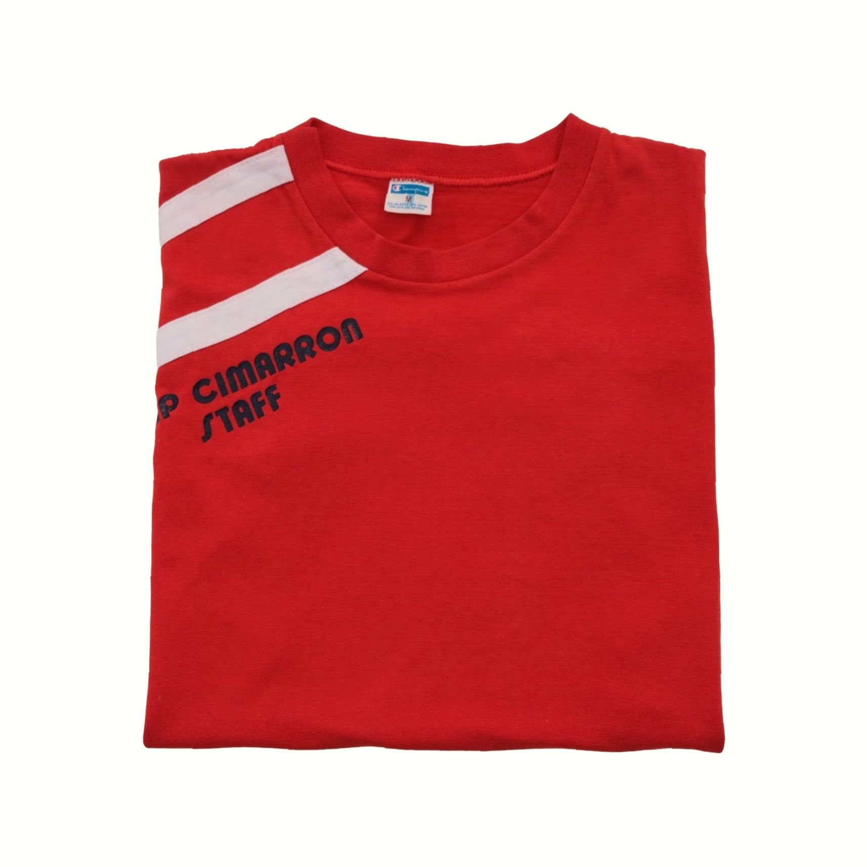 Champion VINTAGE Champion 70s 80s CAMP FIRE GIRLS CIMARRON STAFF GRAPHIC OUTDOOR RED T SHIRT M Size US M / EU 48-50 / 2 - 2 Thumbnail