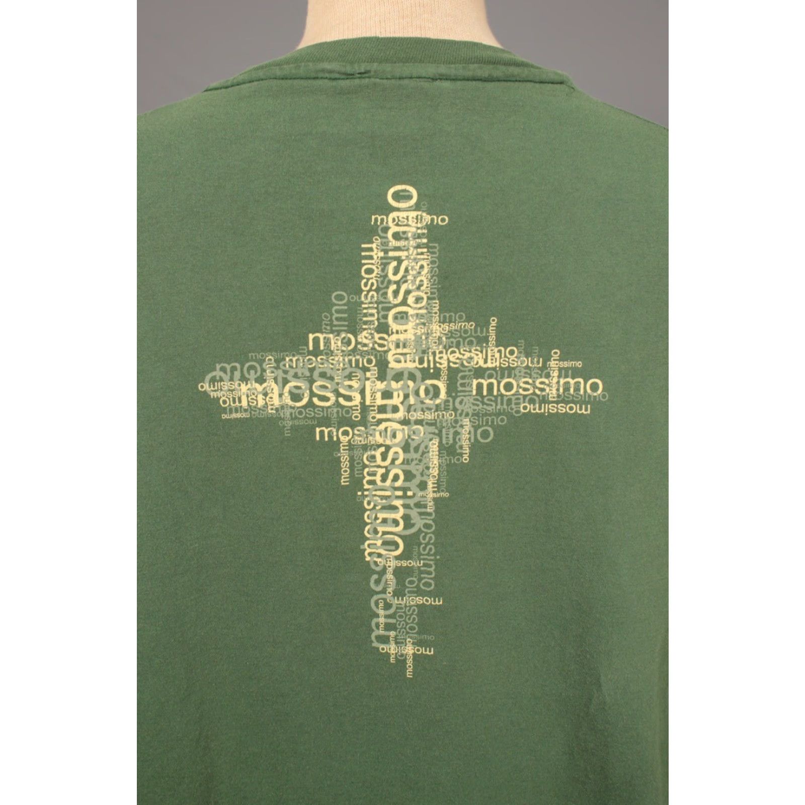 Mossimo Mossimo Shirt XL Green 1990s T-Shirt Cotton Long Sleeve Vintage Mens Size US XL / EU 56 / 4 - 4 Thumbnail