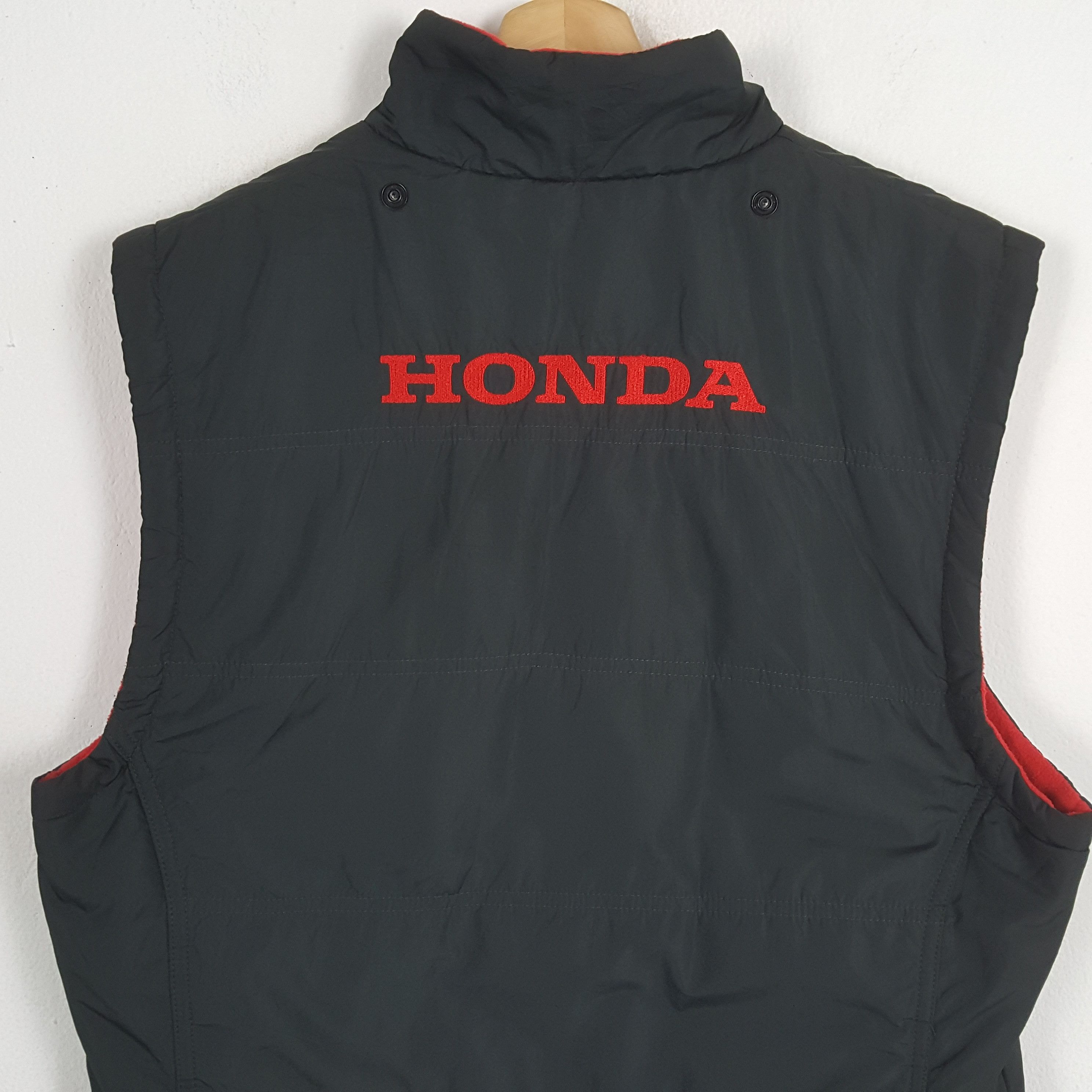 Honda × Vintage Vintage HONDA RACING Team Japanese Motorsport Vest Size US M / EU 48-50 / 2 - 2 Thumbnail