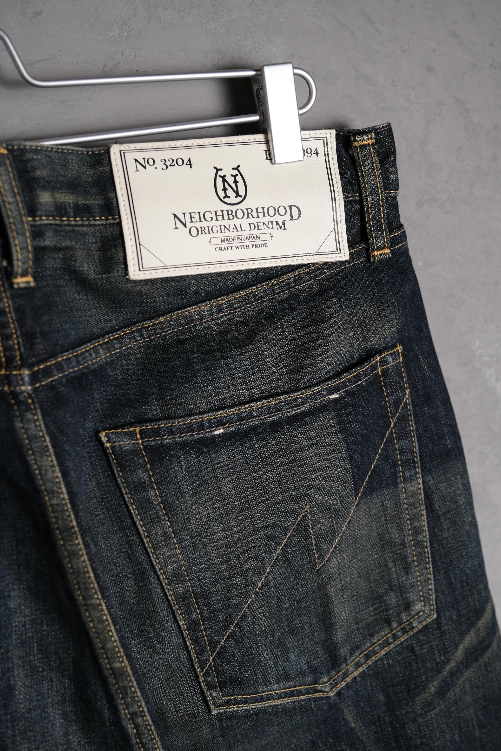 Neighborhood Neighborhood 15S/S Washed DP MID 14OZ Selvedge Denim Jeans Size US 34 / EU 50 - 6 Thumbnail