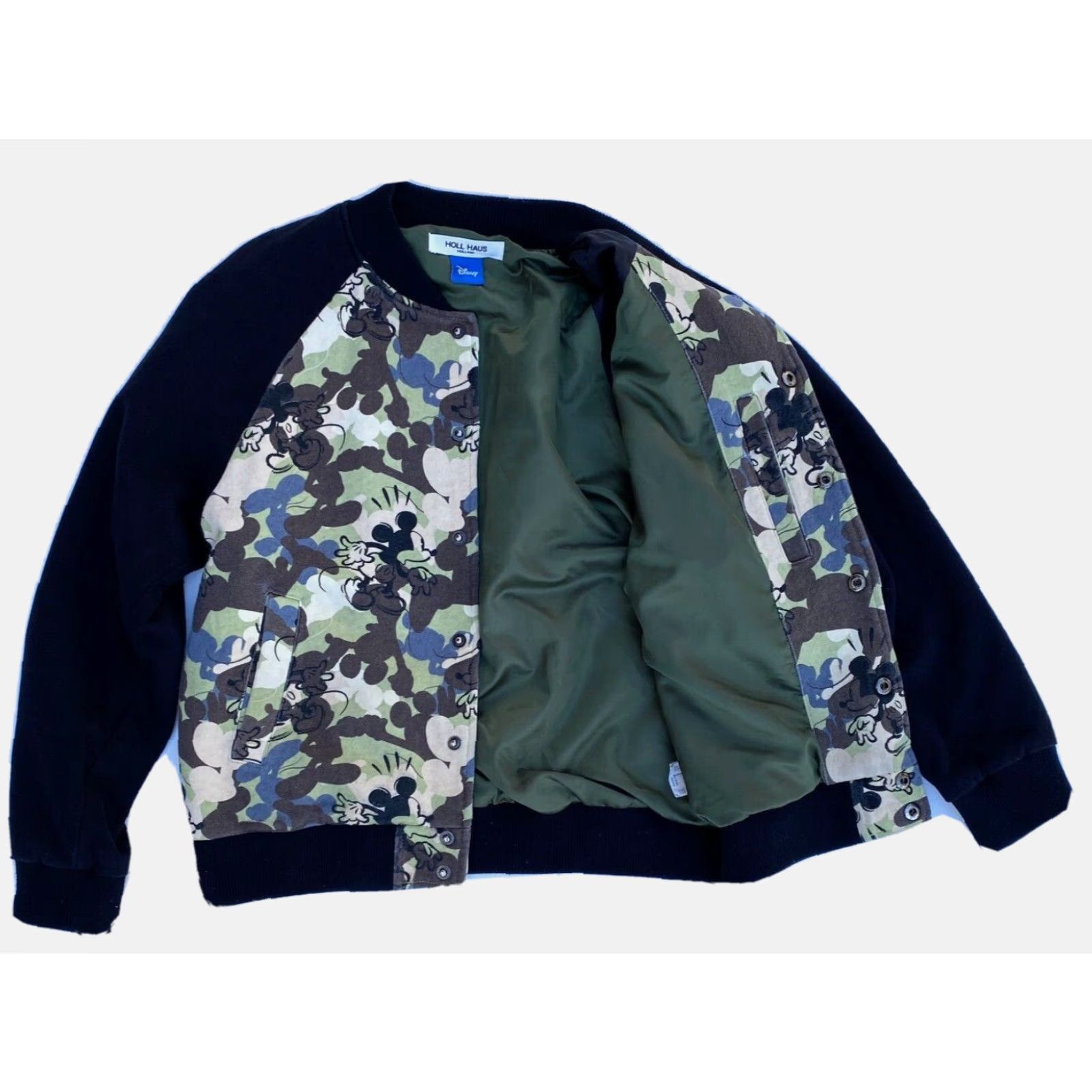 Vintage Holl House Holland x Disney Mickey Varsity Jacket Camouflage Sz L Men’s Shirt Jacket Mens Complete Size US L / EU 52-54 / 3 - 2 Thumbnail