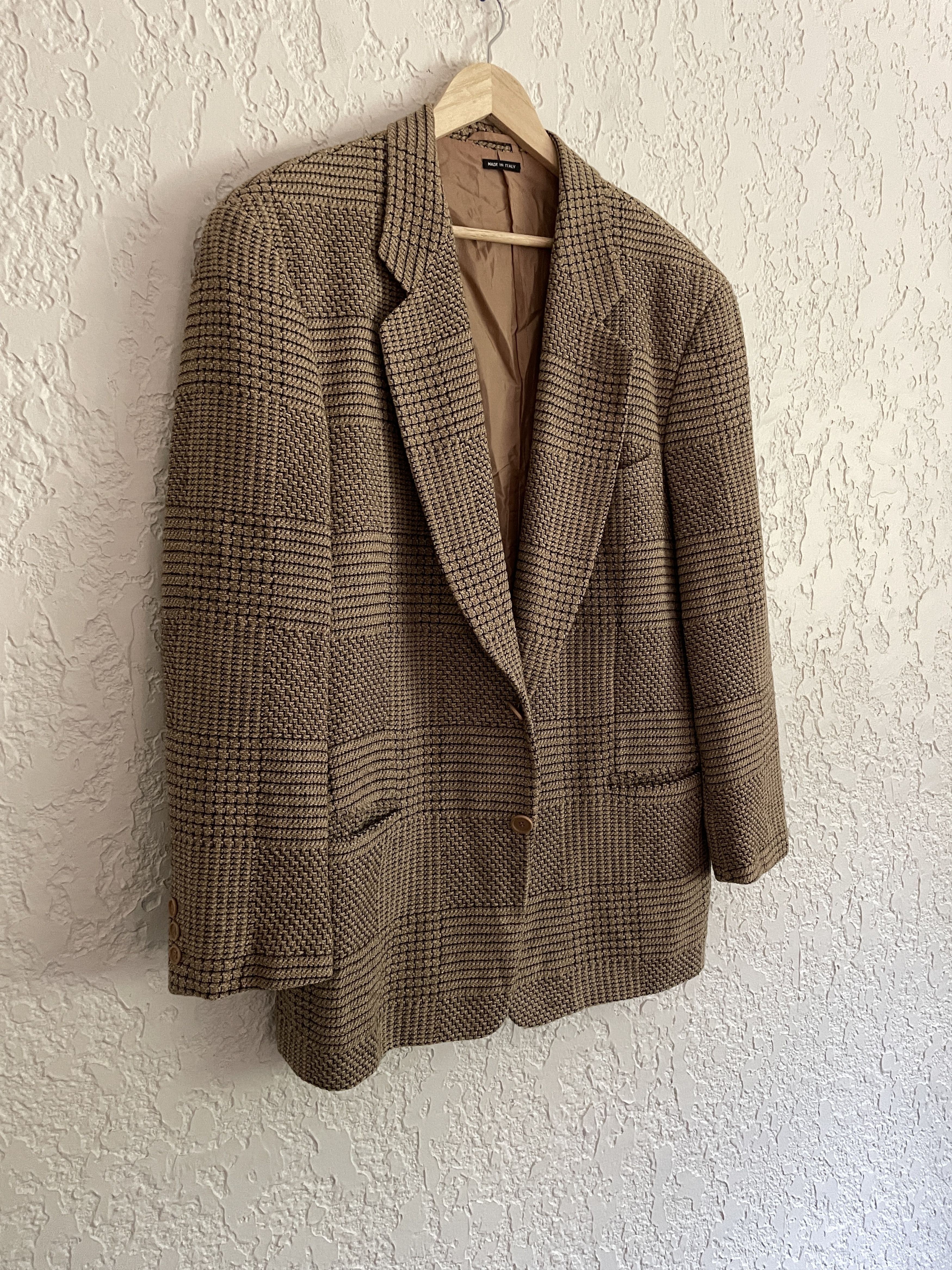 Giorgio Armani GIORGIO ARMANI® RARE 90s Tweed Plaid Blazer Sport Coat Size 42R - 2 Thumbnail