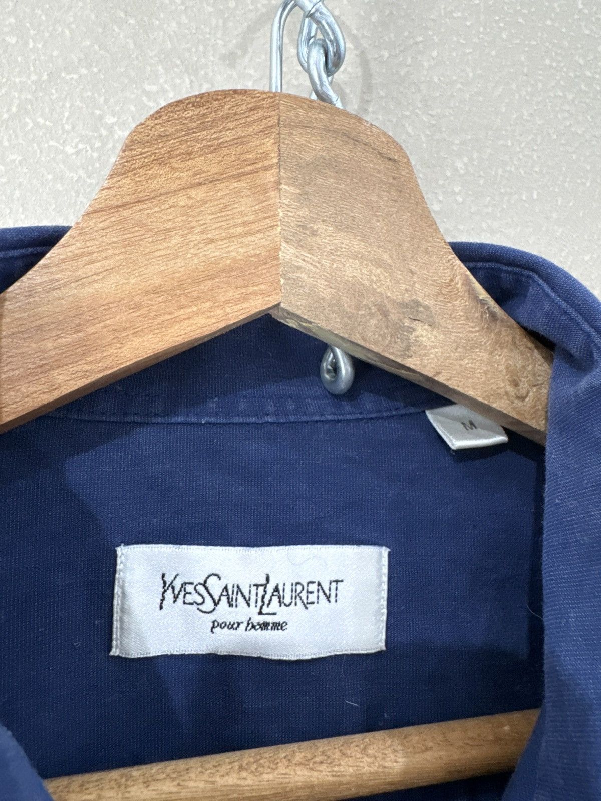 Yves Saint Laurent Mens Vintage Yves Saint Laurent Shirt logo chest Size US M / EU 48-50 / 2 - 3 Thumbnail