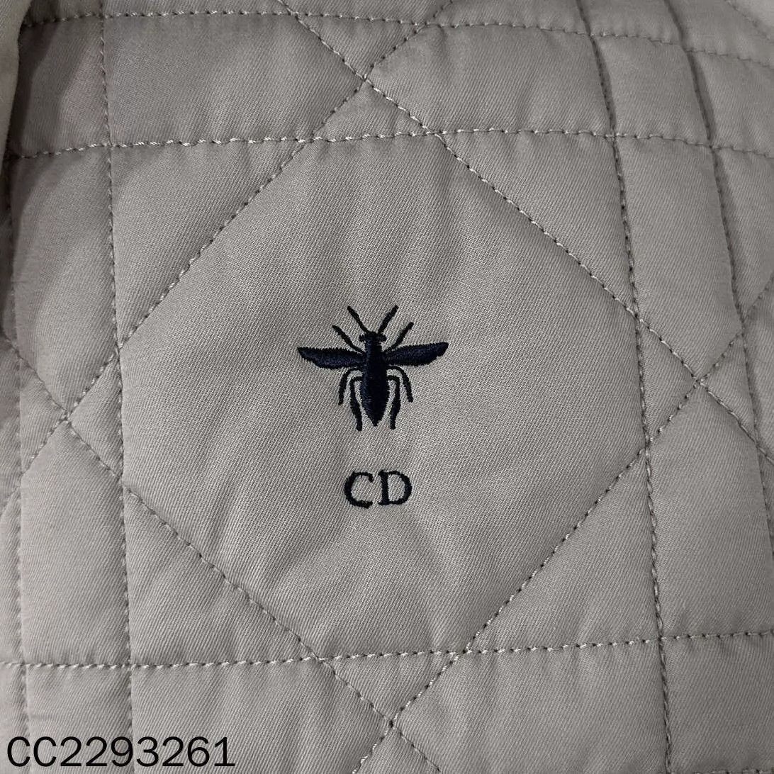 Dior Dior Khaki Cannage Bees Jacket XS Size XS / US 0-2 / IT 36-38 - 5 Thumbnail