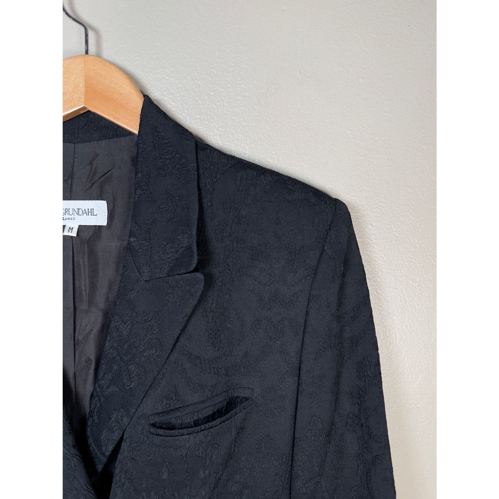 Ivan Grundahl Vintage Ivan Grundahl Jacquard Double Breasted Blazer M Size M / US 6-8 / IT 42-44 - 7 Thumbnail