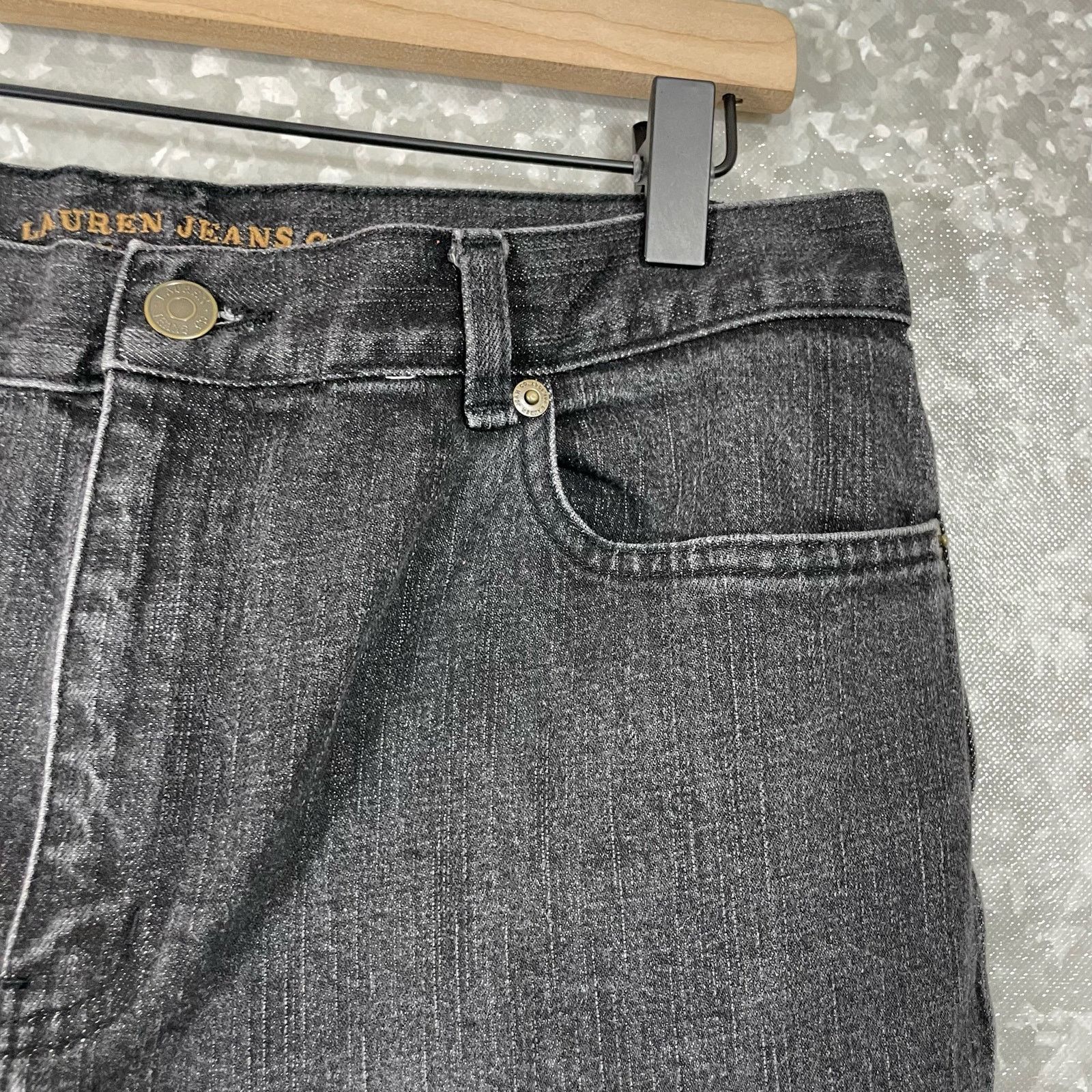Lauren Ralph Lauren Ralph Lauren Lauren Jeans Co Women's Black Crop Jeans - 10 Size 32" / US 10 / IT 46 - 2 Thumbnail