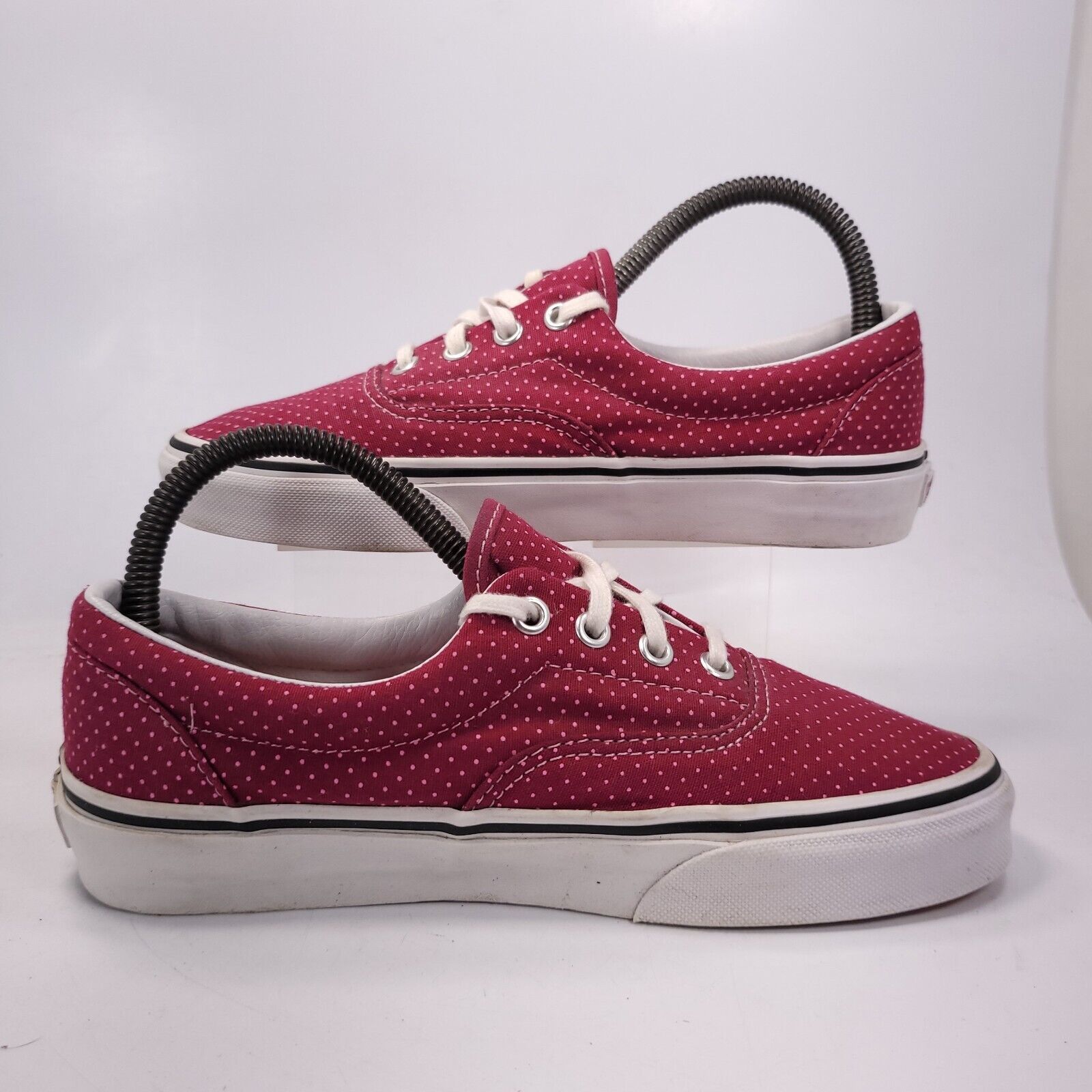 Vans Vans Off the Wall Shoe Women Size 7 Mens 5.5 TC6D Pink White Size US 7 / IT 37 - 6 Thumbnail