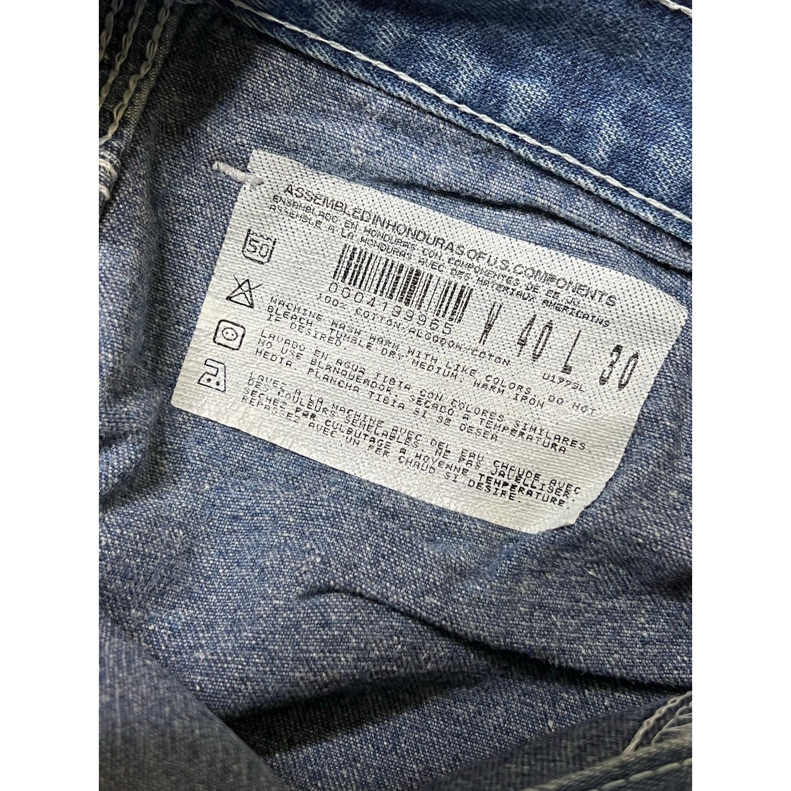 Dickies Vintage 80s Dickies Carpenter Workwear Jeans Distressed 40 Size US 40 / EU 56 - 3 Thumbnail