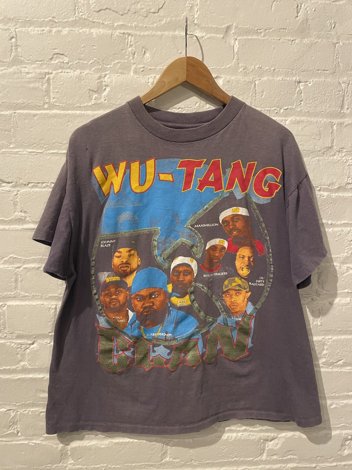 Rap Tees × Vintage × Wu-Tang Clan WU-TANG shirt Wu CREAM Original