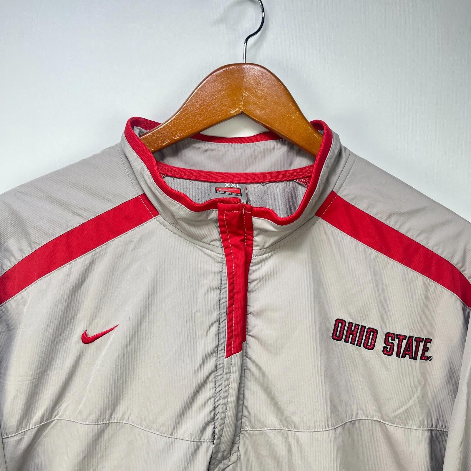 Nike Vintage Nike Ohio State Buckeyes Windbreaker Jacket 2XL Size ONE SIZE - 3 Thumbnail