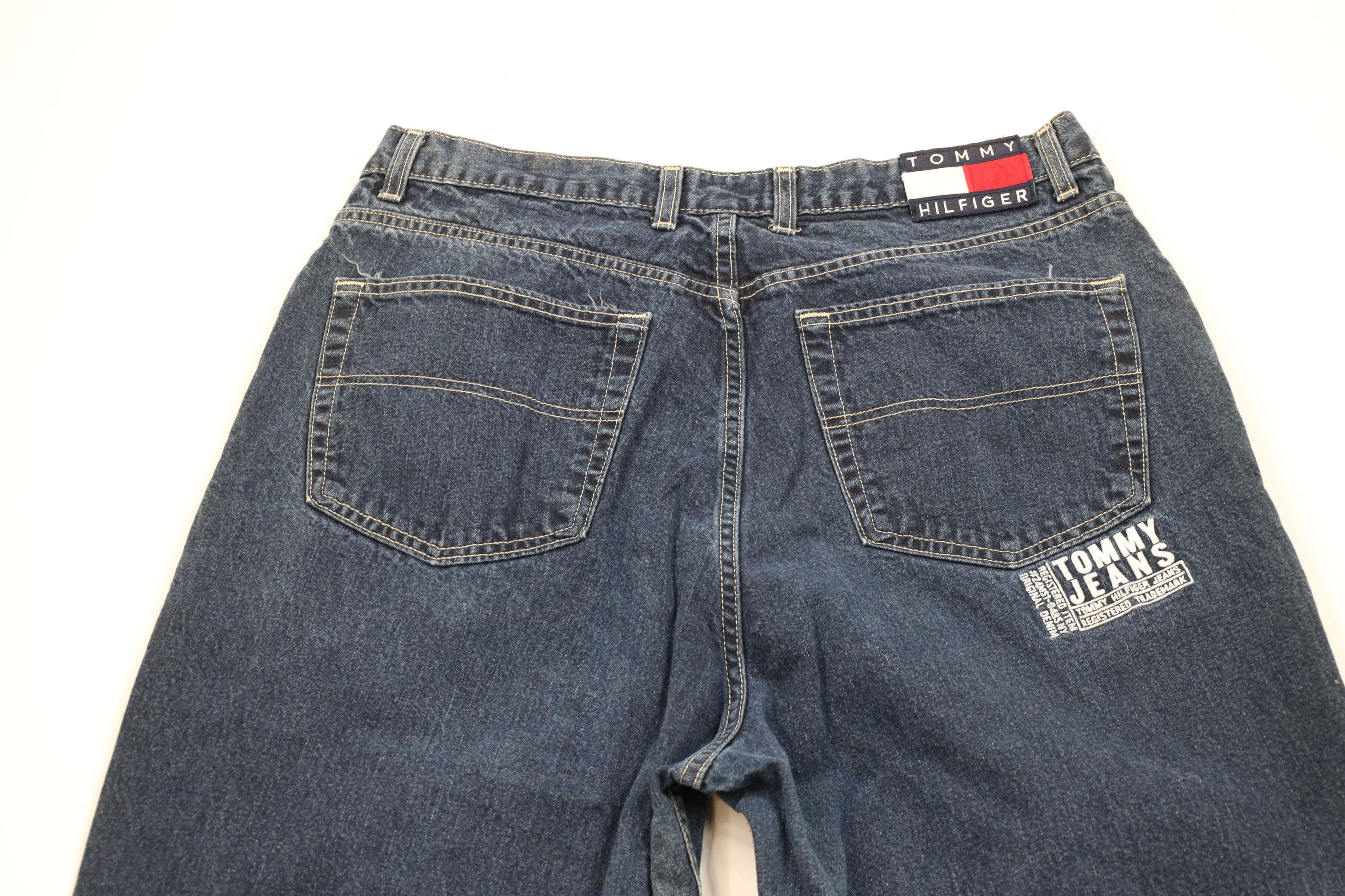Tommy Hilfiger × Vintage Vintage 90s Tommy Hilfiger Baggy Fit Wide Leg Jeans USA Size US 38 / EU 54 - 12 Thumbnail