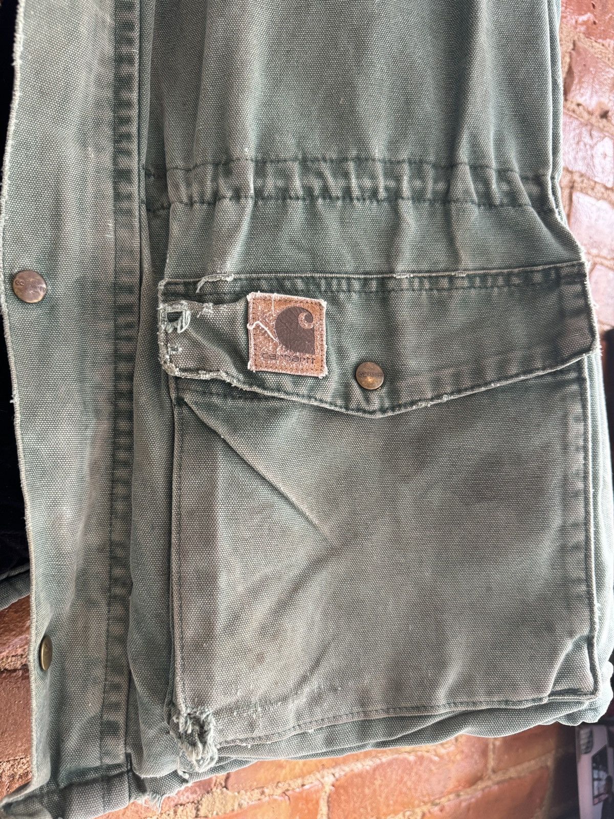 Carhartt Carhartt Green Faded Thrashed Size US XL / EU 56 / 4 - 7 Thumbnail