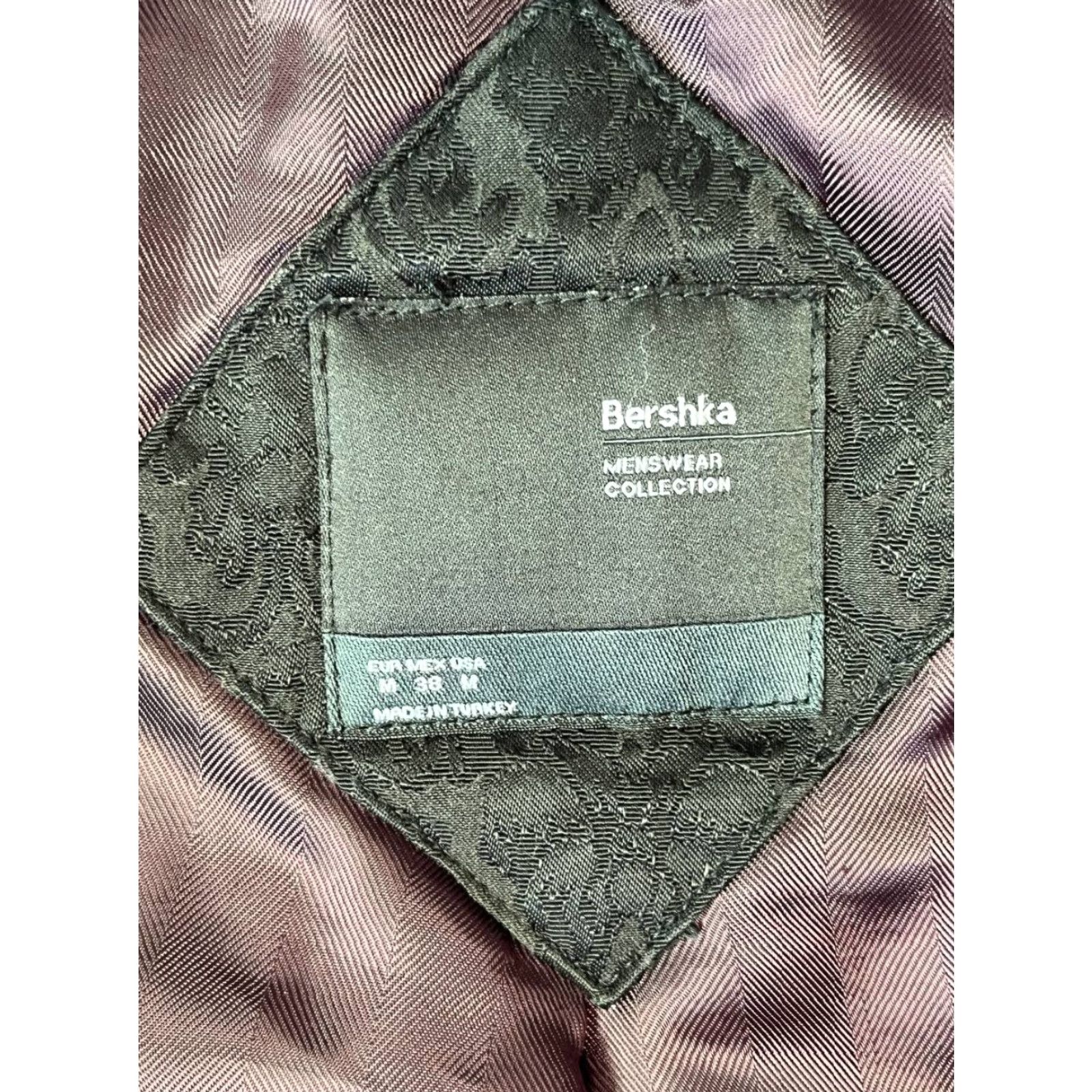Bershka Bershka Jacket Full Zip Purple Embroidered Bomber Men's Medium Size US M / EU 48-50 / 2 - 7 Thumbnail