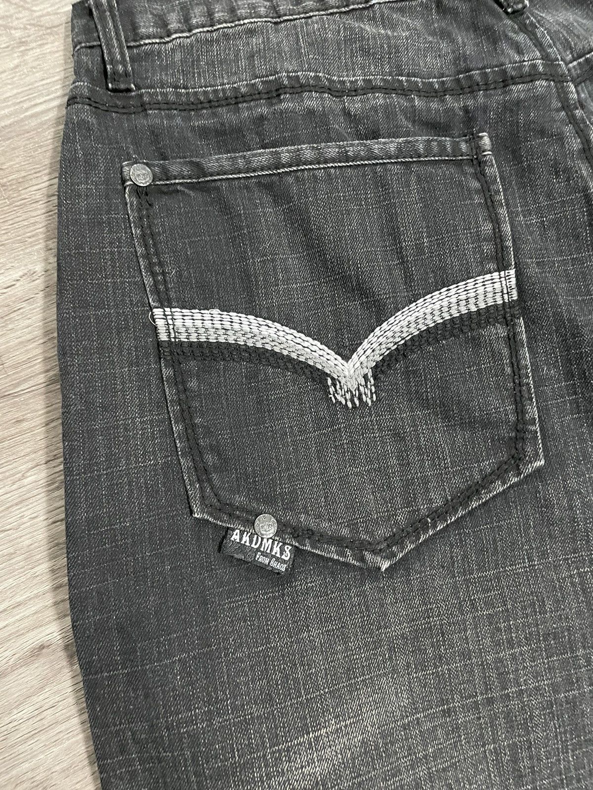 Akademiks × Vintage Vintage 2000’s Y2k Baggy Jorts Size US 36 / EU 52 - 5 Thumbnail