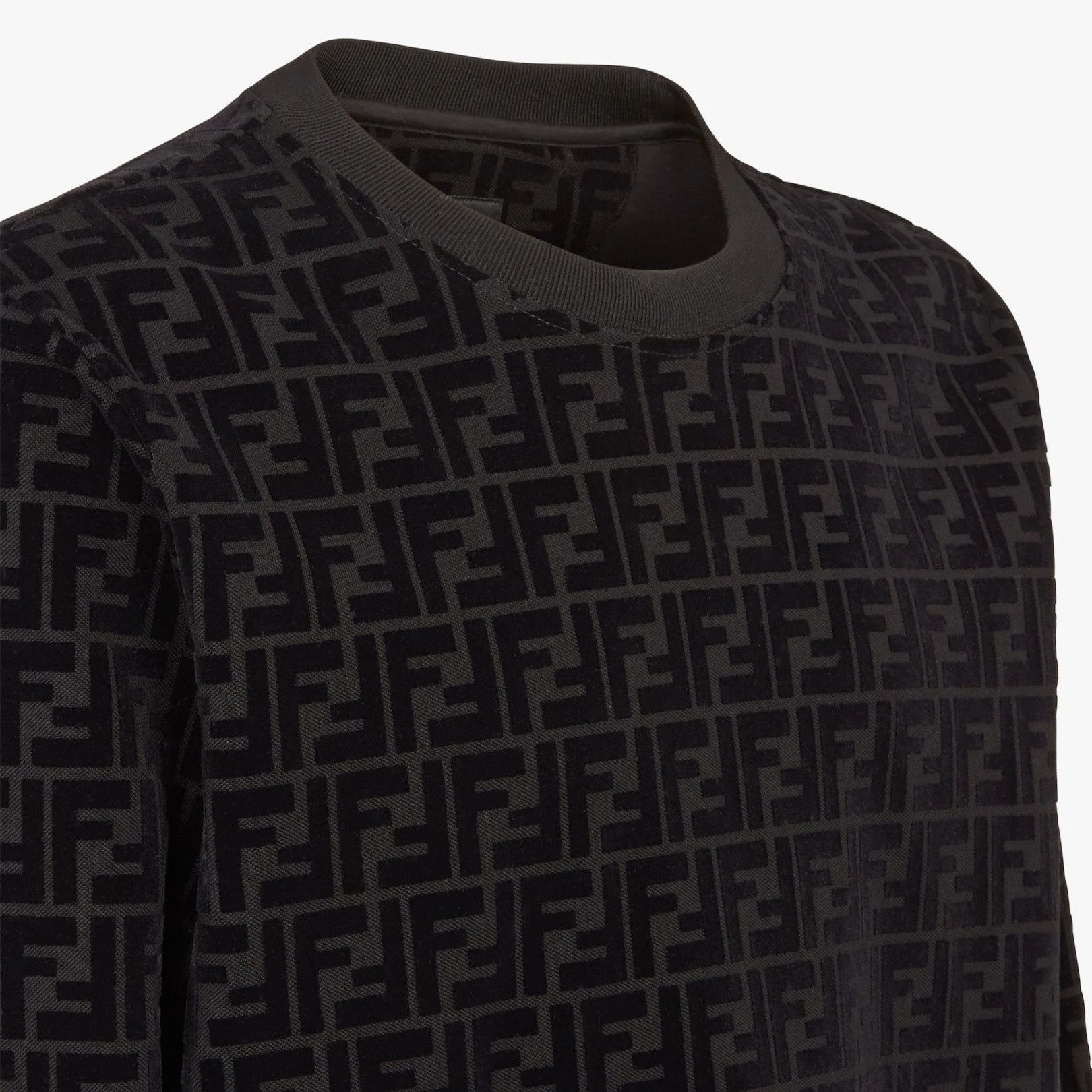 Fendi o1w1db10225 Sweatshirt in Black/Dark Grey Size US XXL / EU 58 / 5 - 3 Thumbnail