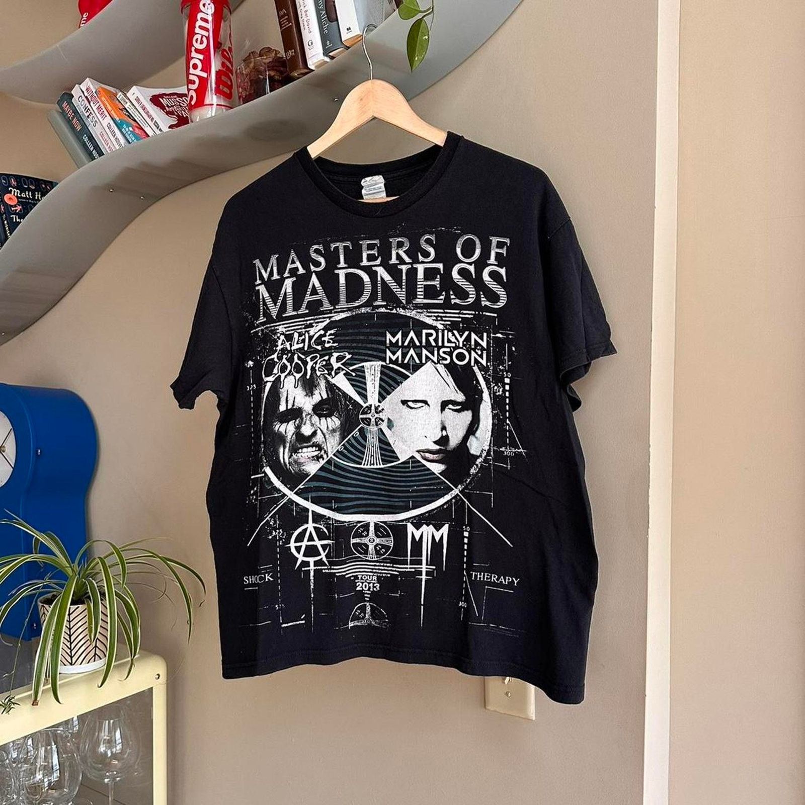 Band Tees × Marilyn Manson Vintage Y2K Marilyn Manson Shirt Size US L / EU 52-54 / 3 - 1 Thumbnail