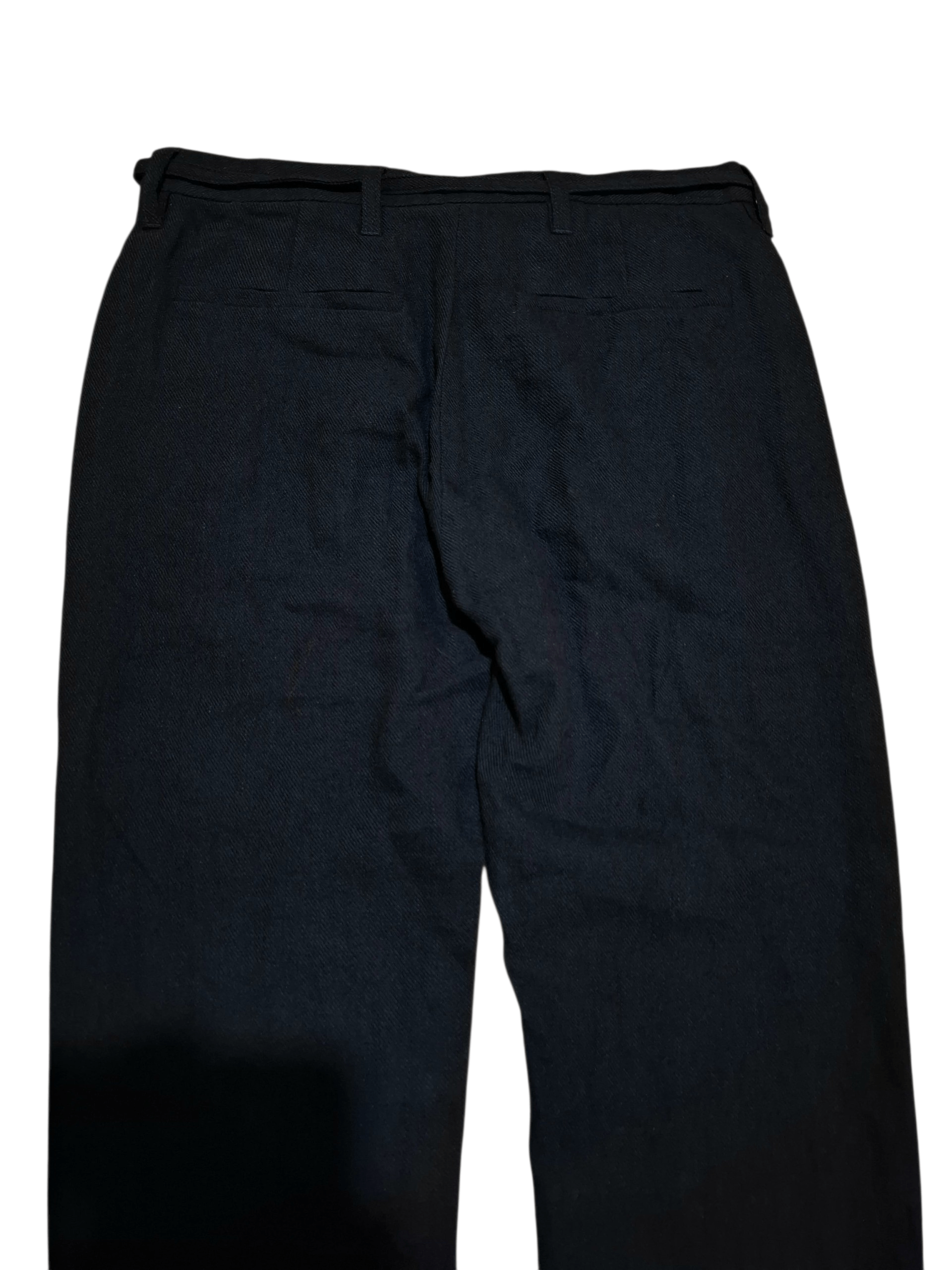 Ann Demeulemeester Ann Demeulemeester Belted Wool-Linen Trousers Size 28" / US 6 / IT 42 - 15 Thumbnail