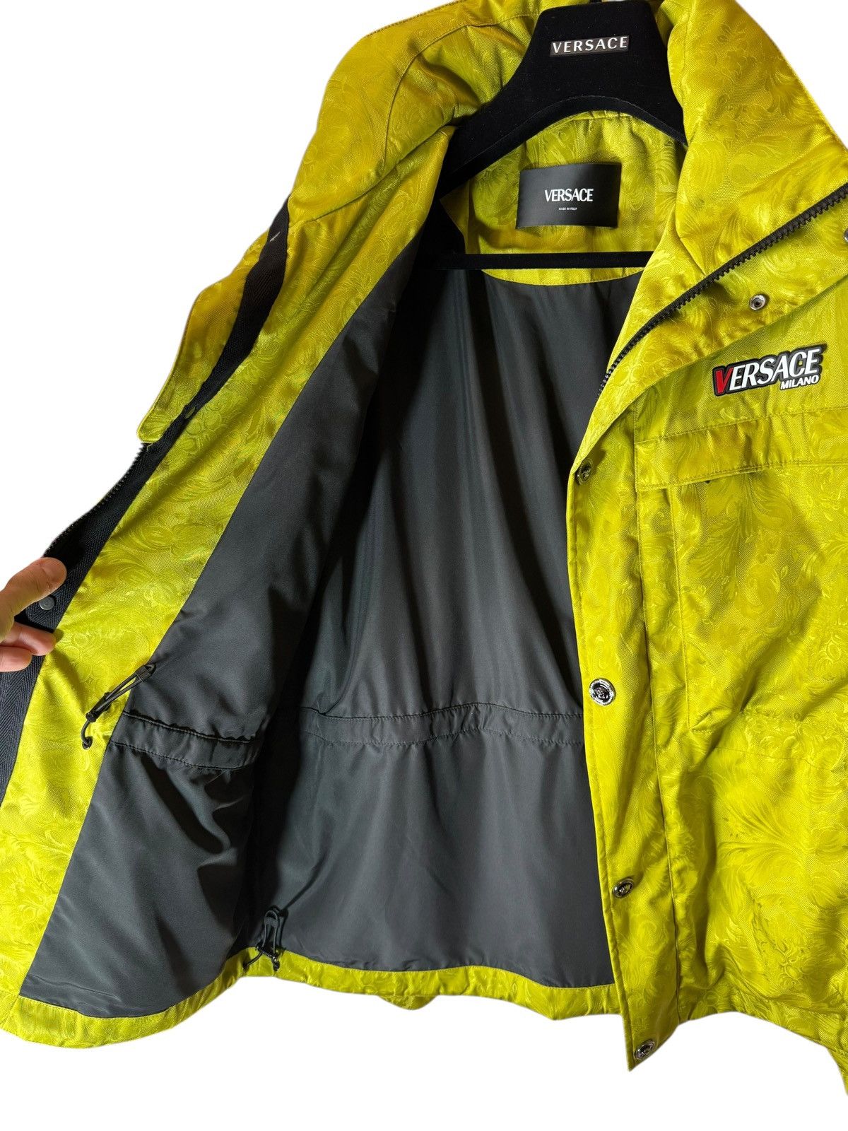 Versace Versace Milano Yellow Baroque Jacket – Size 48 (M) Size US M / EU 48-50 / 2 - 6 Thumbnail