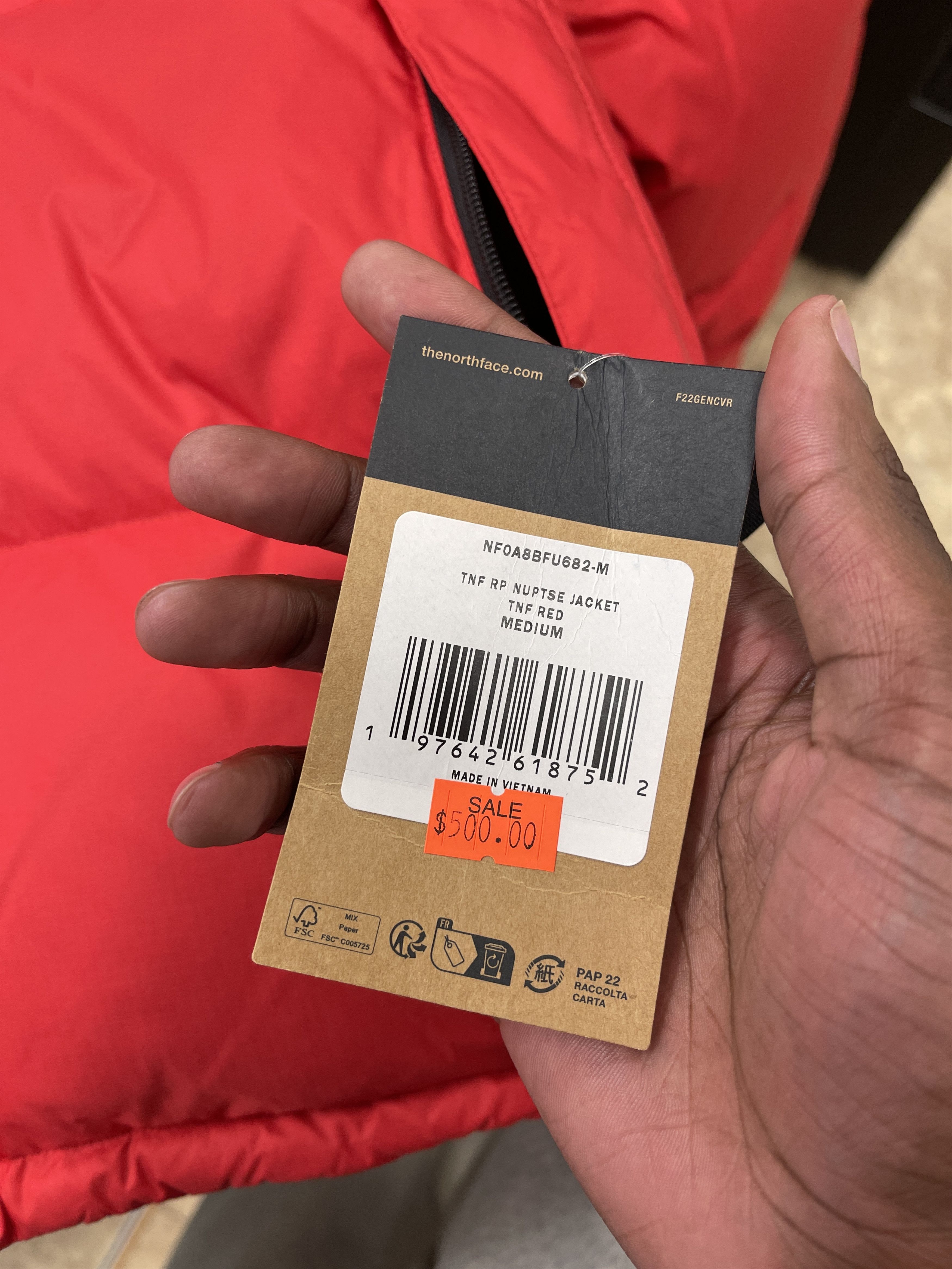 Supreme × The North Face Supreme The North Face Nuptse Jacket FW24 Red Size US M / EU 48-50 / 2 - 10 Thumbnail