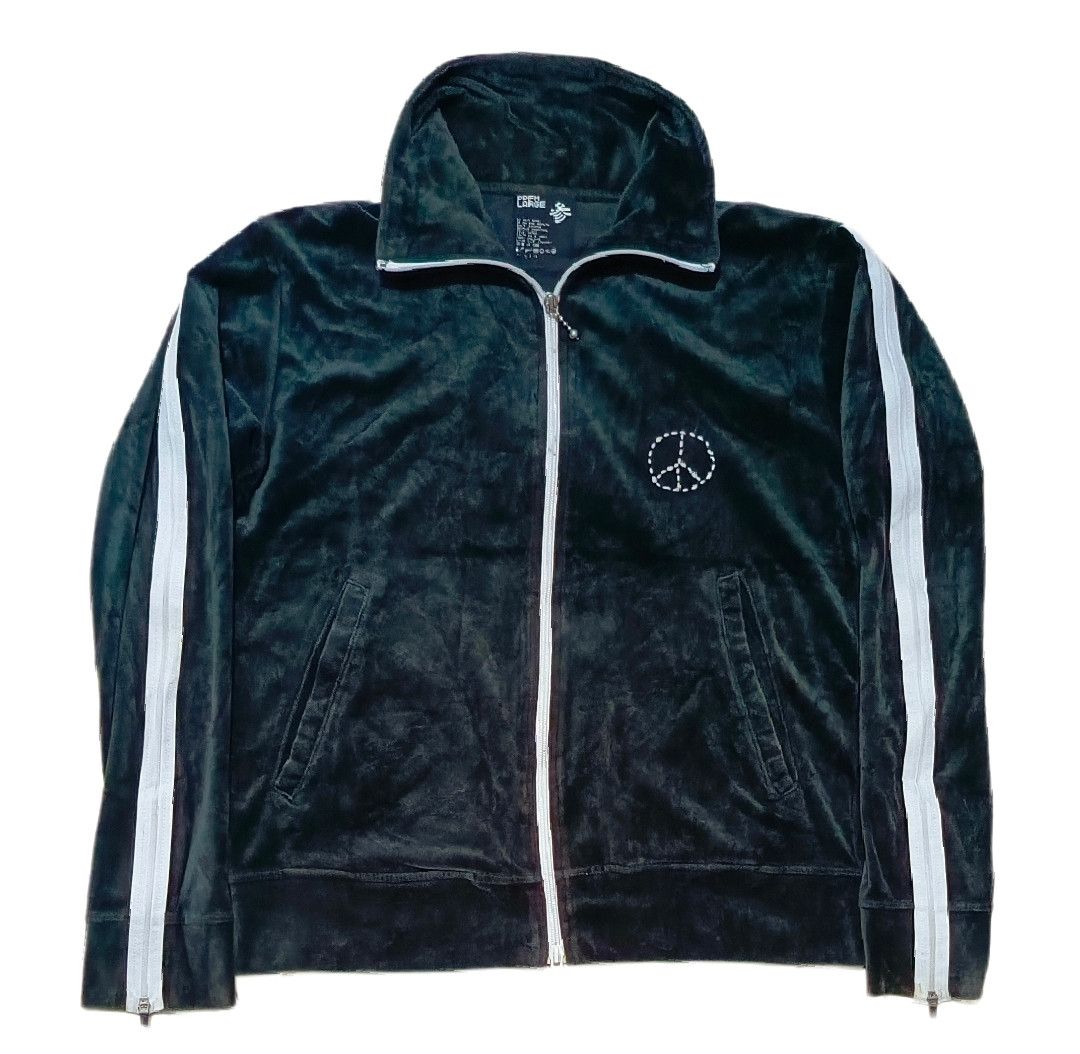 20471120 If Six Was Nine PPFM PPFM VELOUR Chrome zip hand line Zipper up track jacket Grailed