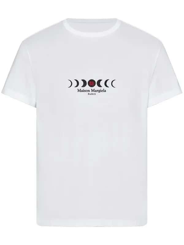 Maison Margiela o1bcso1str0526 Lunar New Year Logo T-Shirt in White Size XS / US 0-2 / IT 36-38 - 1 Preview