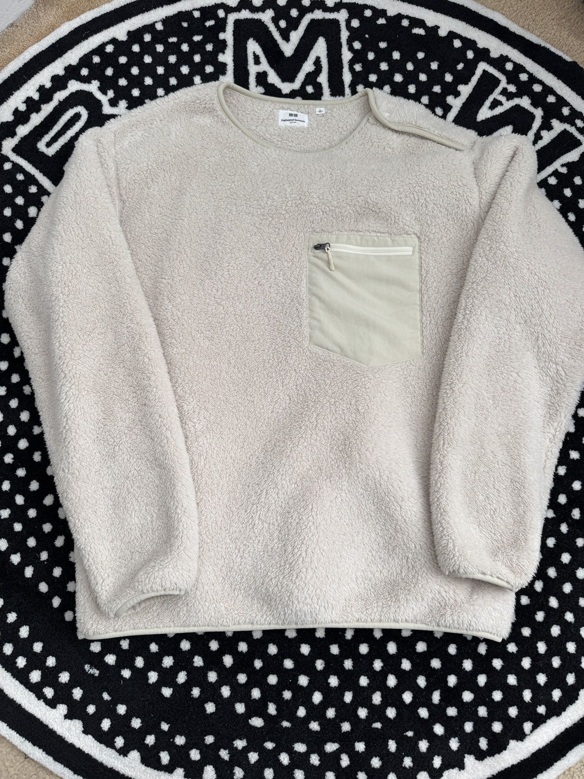 Engineered Garments × Uniqlo Uniqlo x Engineered Garments Fleece Pullover Cream Size US L / EU 52-54 / 3 - 1 Thumbnail