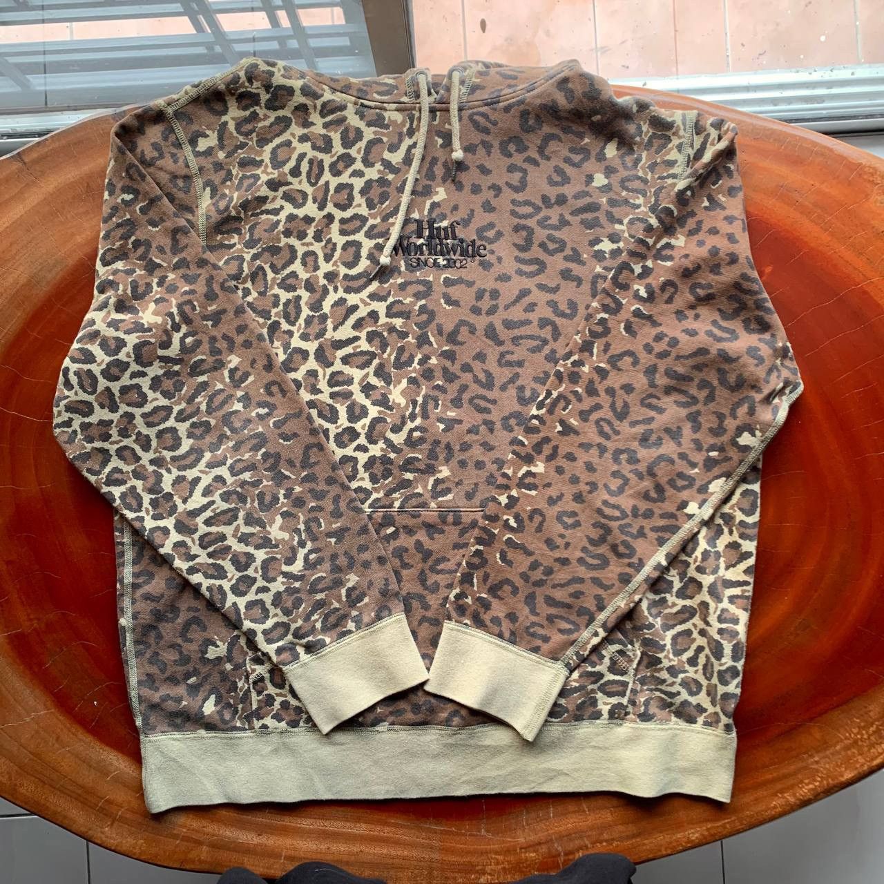 Huf Huf Panthera Leopard Y2K Pullover Hoodie Skateboarding Size US XL / EU 56 / 4 - 7 Thumbnail