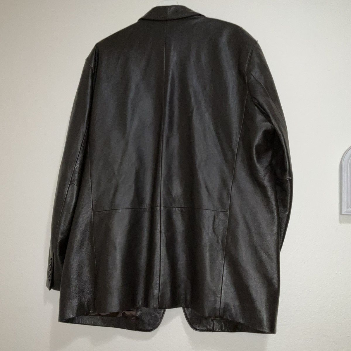 Polo Ralph Lauren Vintage Polo Ralph Lauren Lamb Leather Blazer Size US L / EU 52-54 / 3 - 5 Thumbnail