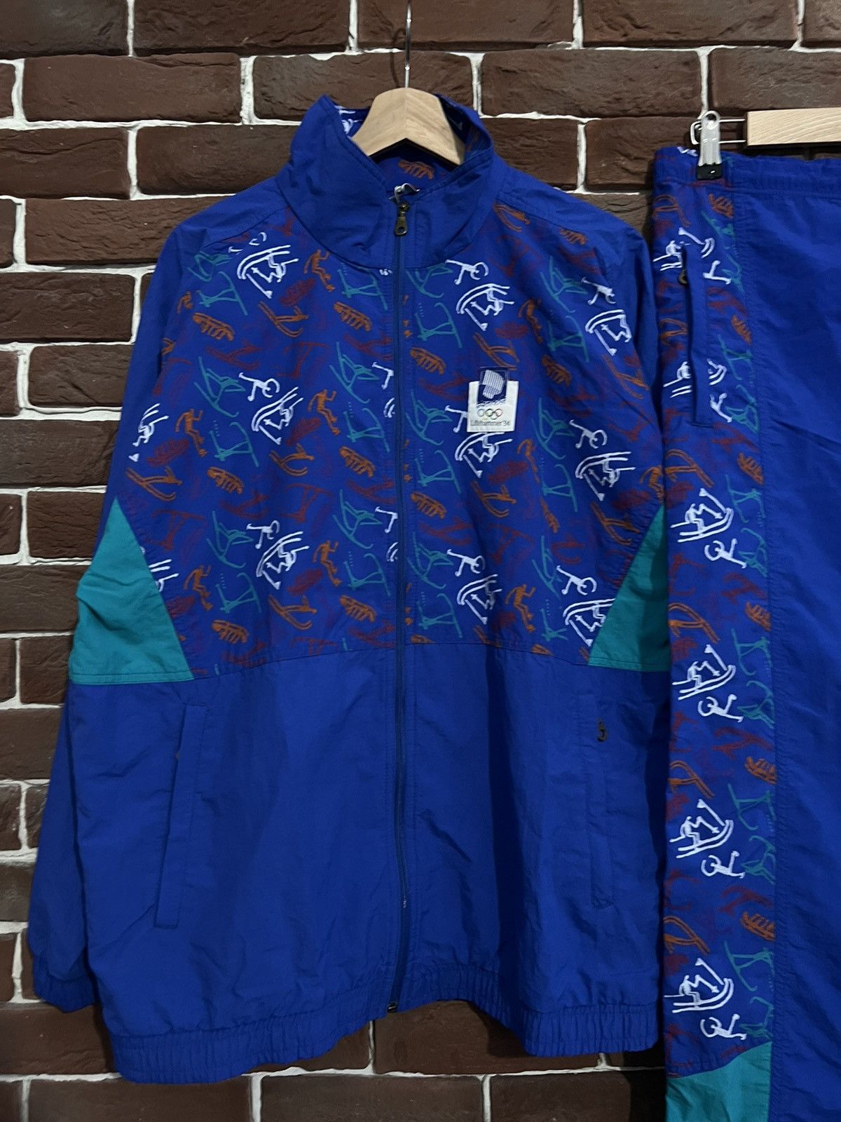 USA Olympics Vintage 90s Lillehammer Winter Olympics Track Jacket Pants Size US M / EU 48-50 / 2 - 3 Thumbnail