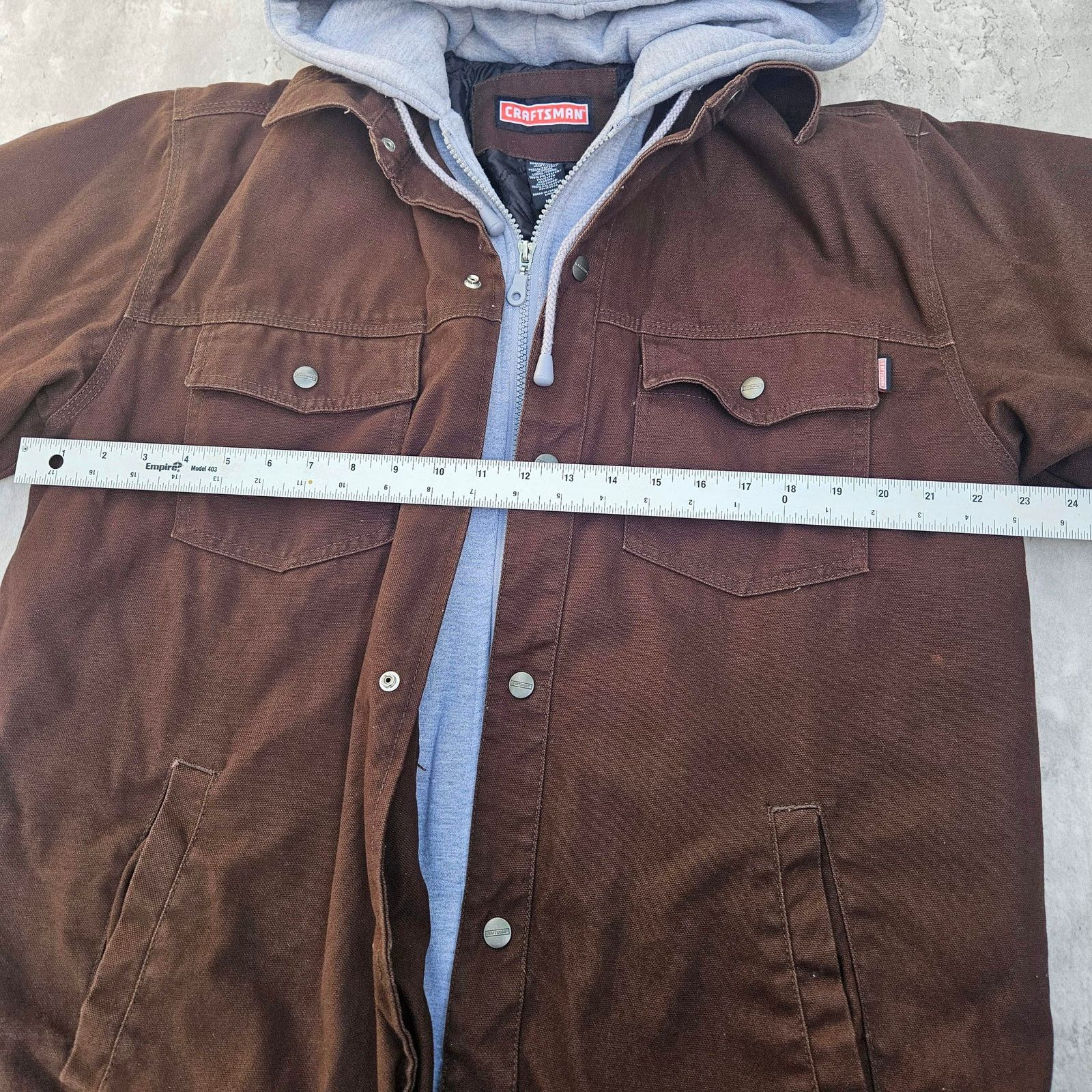 Craftsman Craftsman Canvas Jacket Hoodie Medium Work Jacket NWOT Brown Size US M / EU 48-50 / 2 - 7 Thumbnail