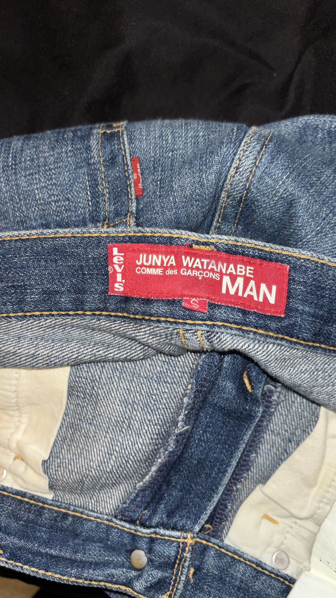 Junya Watanabe Junya Watanabe Levi’s Scandinavian Norway Flag Denim (2005) Size US 29 - 7 Thumbnail