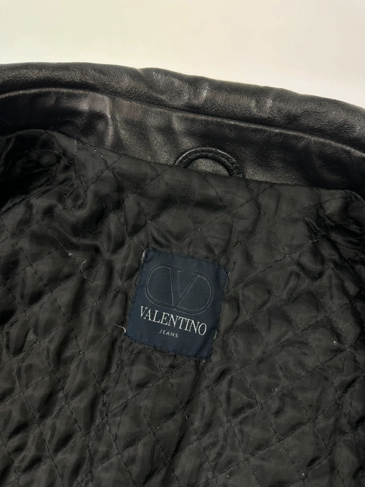 Valentino Valentino Late 90’s Glossy SheepSkin Leather Bomber Jacket Size US M / EU 48-50 / 2 - 12 Thumbnail