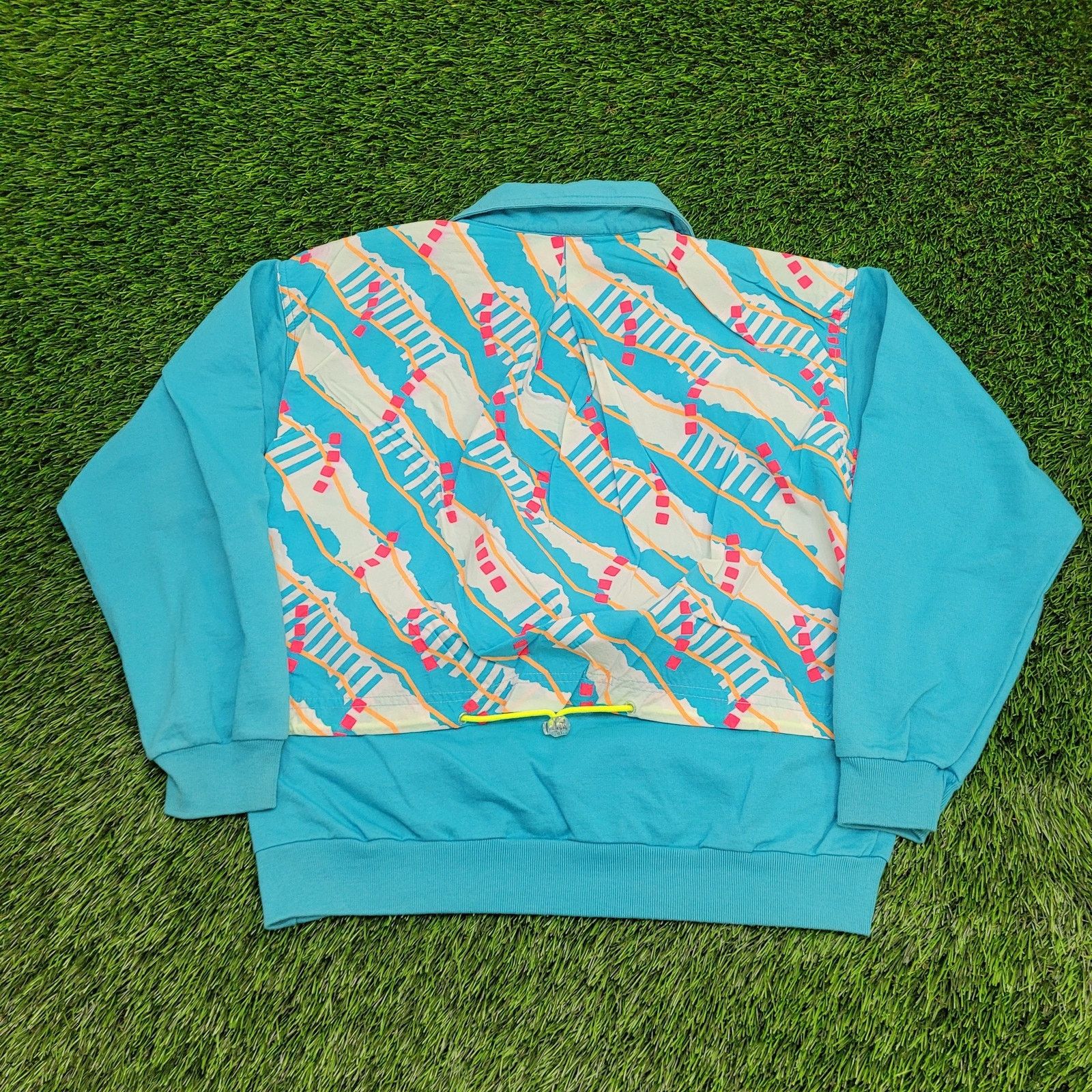 Nike Vintage 80s NIKE Sweatshirt Womens Medium 22x22 Boxy Blue Size M / US 6-8 / IT 42-44 - 2 Thumbnail
