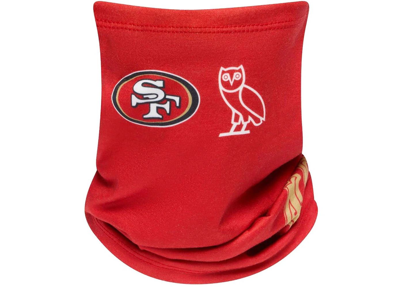 NFL × October's Very Own OVO x NFL San Francisco 49ers Neck Gaiter - new w tags RARE Size ONE SIZE - 1 Thumbnail