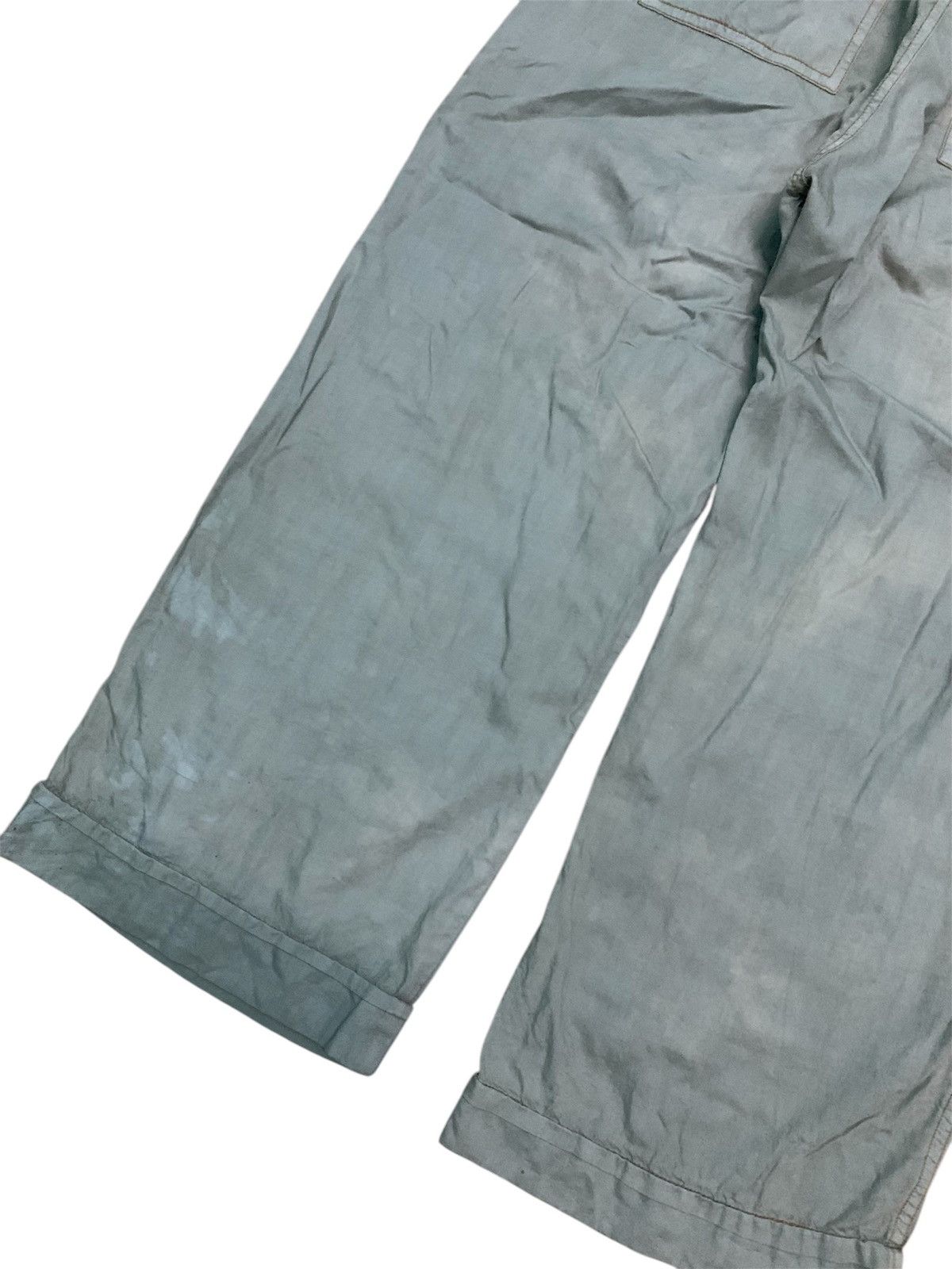 Issey Miyake × Japanese Brand 💥Vtg Issey Miyake Sunaokuwahara Sun Faded Baggy Pant Size US 31 - 4 Thumbnail