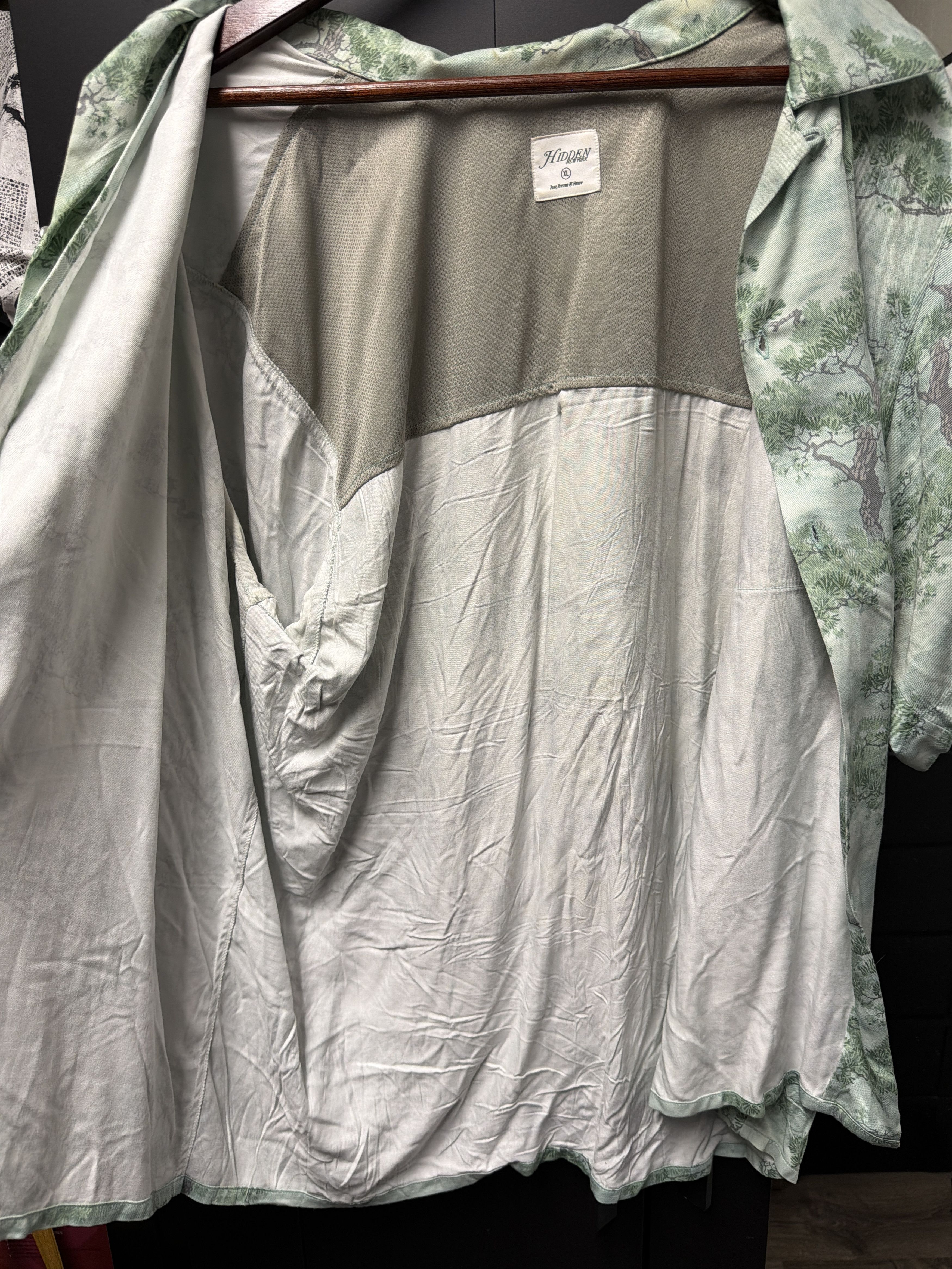 HIDDEN Hidden NY Button Up Short Sleeve Green Size US L / EU 52-54 / 3 - 6 Thumbnail