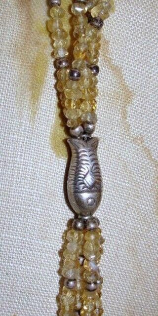 Designer Runway Citrine Faceted Bead & Sterling Tassel Necklace Size ONE SIZE - 5 Thumbnail
