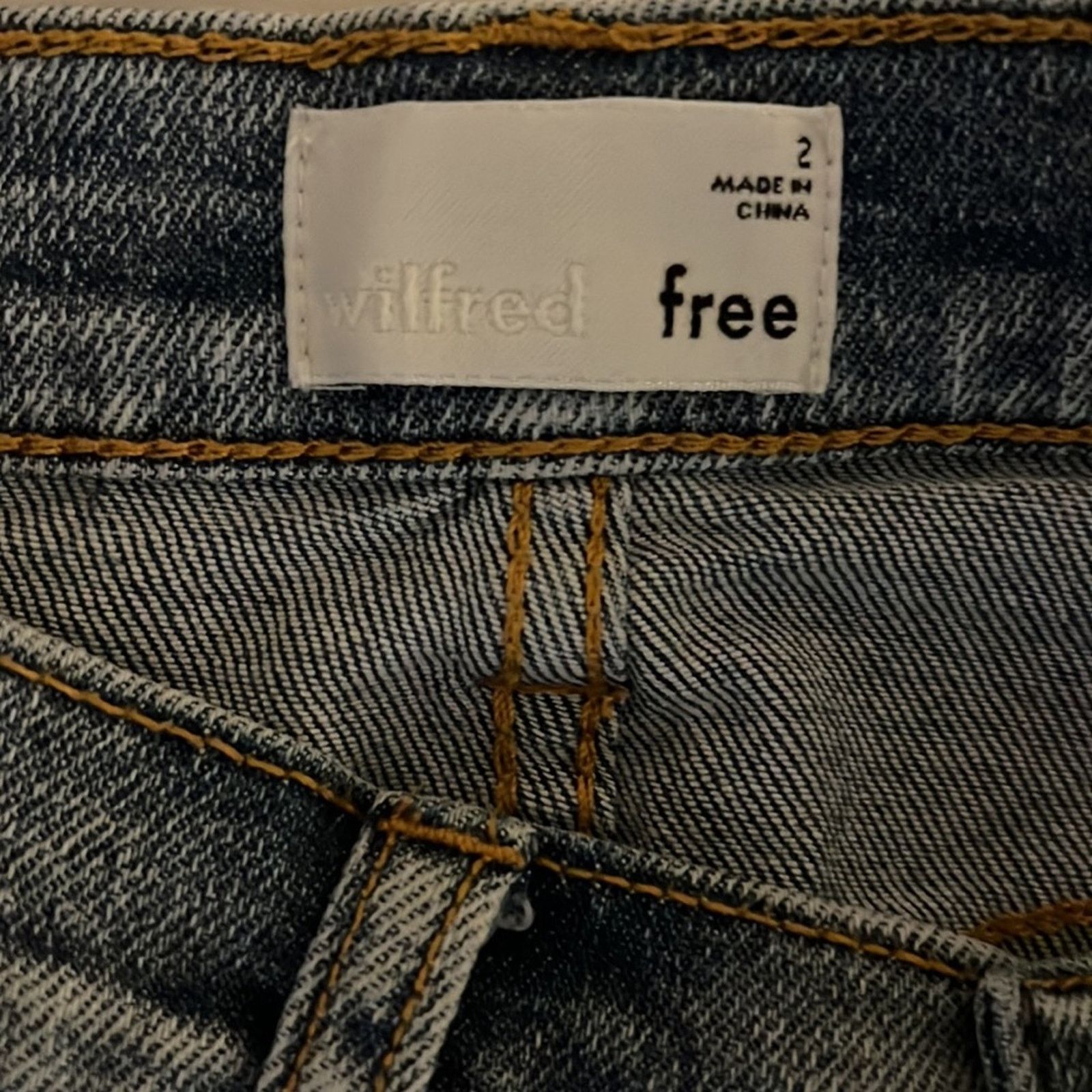 Aritzia Aritzia Wilfred Free Tanit Denim Skirt Size 2 Size 34" / US 12 / IT 48 - 7 Thumbnail