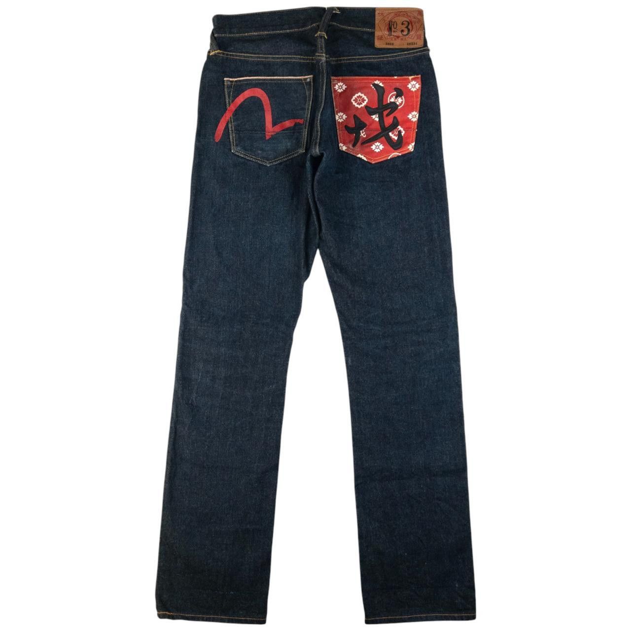 Evisu Vintage Evisu Floral Gull Japanese Denim Jeans Size W28 Size US 28 / EU 44 - 2 Thumbnail