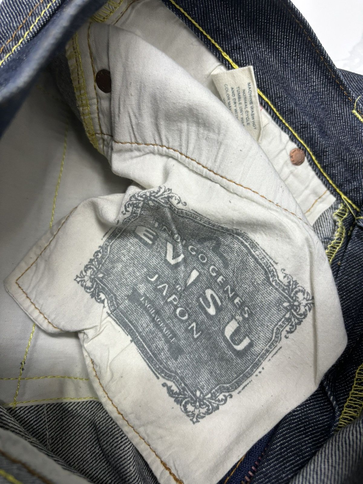 Japanese Brand VINTAGE EVISU JAPAN CUSTOM DAICOCK BAGGY DENIM JEANS Size US 32 / EU 48 - 15 Thumbnail
