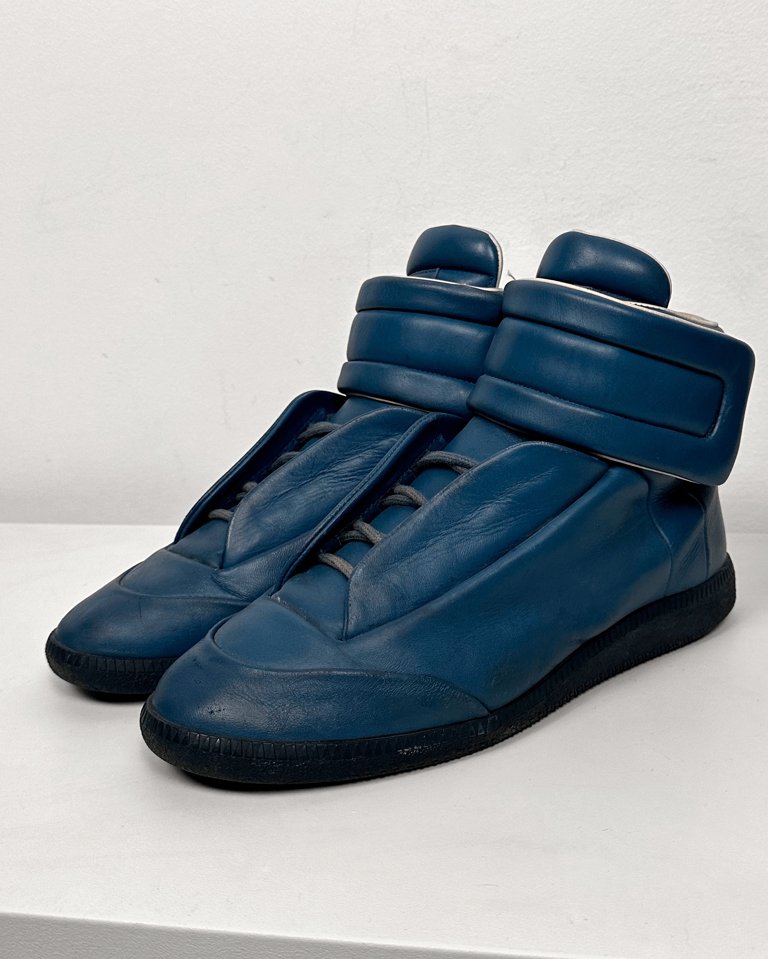 Maison Margiela Maison Margiela Future High Blue Sneakers Size US 7.5 / EU 40-41 - 6 Thumbnail